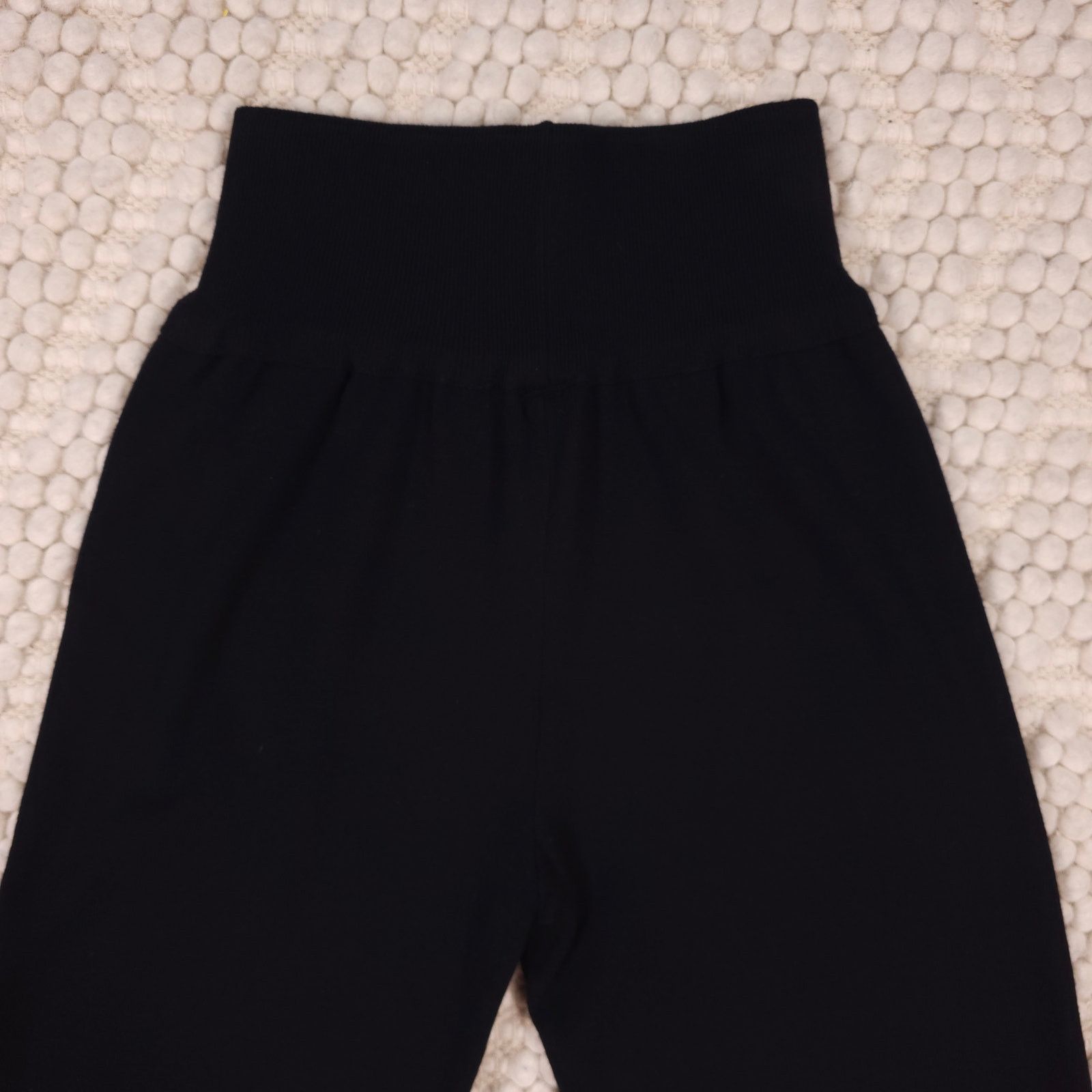Other NWT Silk & Salt Luxe Lounge Pants Sweater Knit Black Small Size 28" / US 6 / IT 42 - 6 Thumbnail