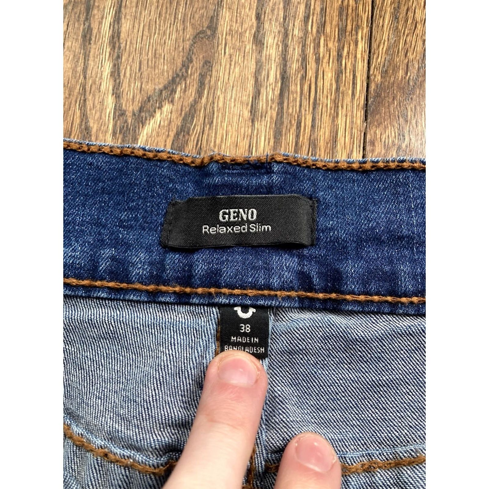 True Religion True Religion Jeans Mens Size 38x32 Slim Straight Blue Denim Regular Inseam 32 Pockets World Tour Size US 38 / EU 54 - 7 Thumbnail