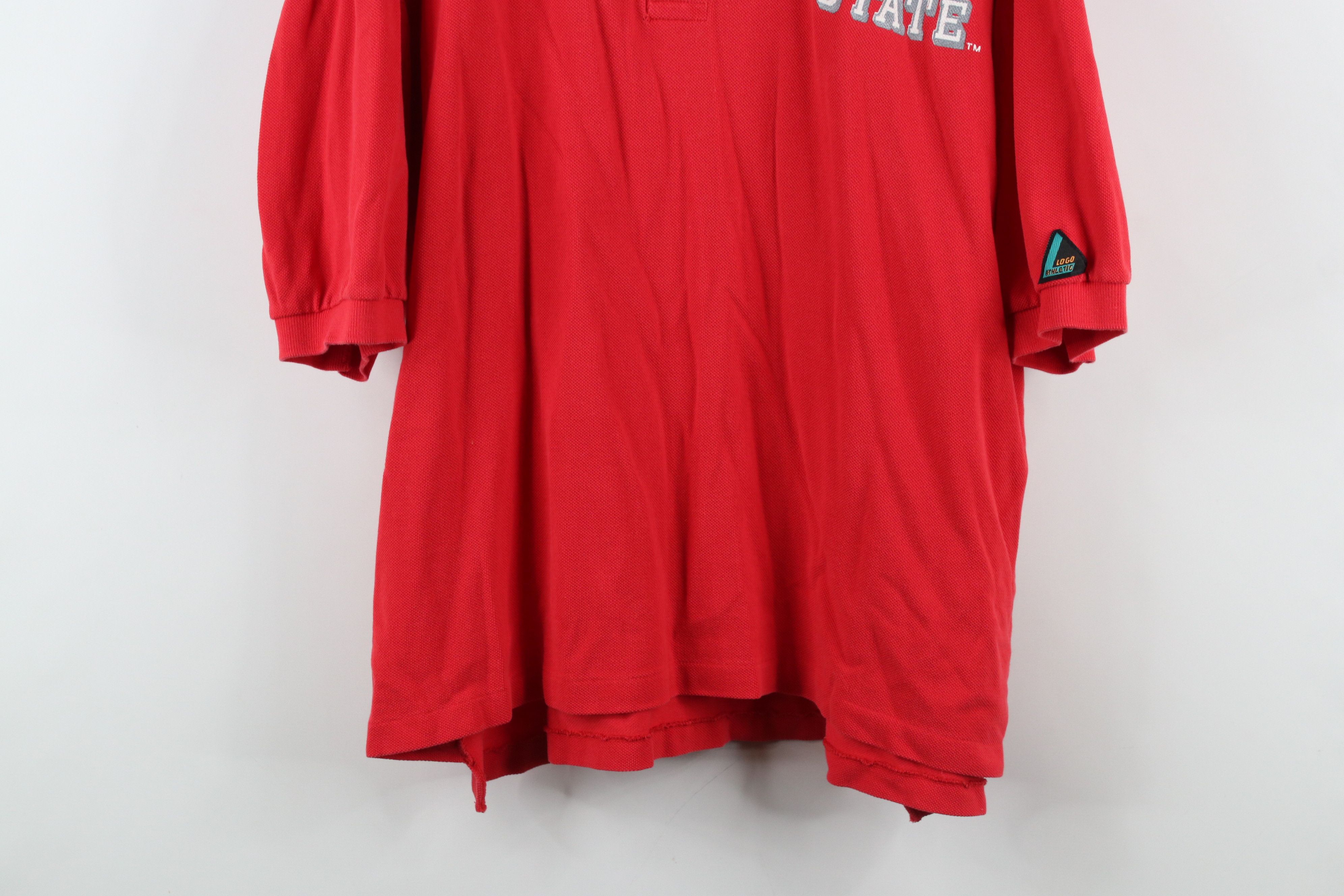 Vintage Vintage 90s Spell Ohio State University Collared Polo Shirt Size US XL / EU 56 / 4 - 3 Thumbnail