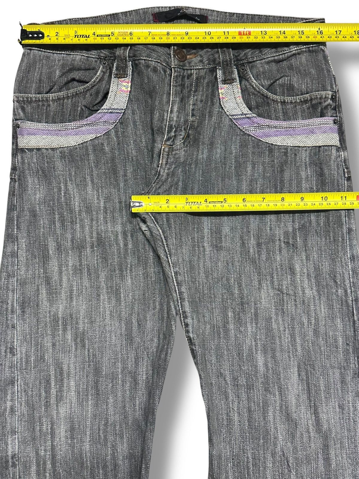 Japanese Brand Vintage Japan Jeans With Flare Style and Faded Wash Size US 32 / EU 48 - 13 Thumbnail