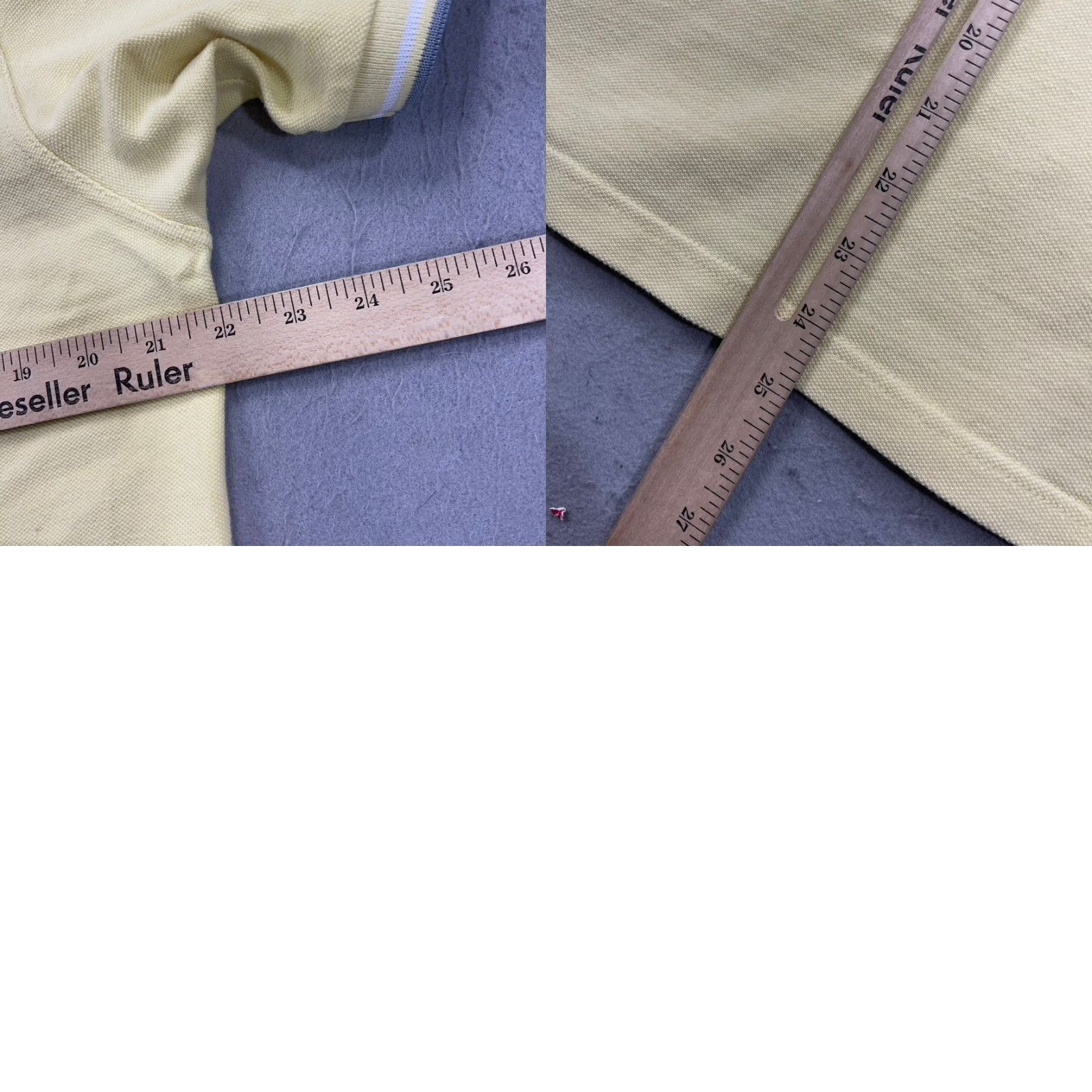 Fred Perry Fred Perry Polo Shirt Mens 44 Pique Cotton 100% Designer Casual Golf Tennis Polo Shirt M Yellow Mens Size US M / EU 48-50 / 2 - 8 Thumbnail