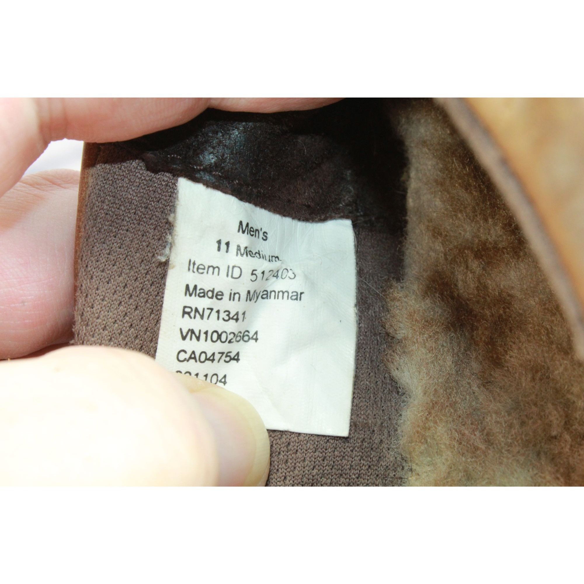 L.L. Bean × Leather LL Bean All Week Shearling Lined Moccasin Slippers 11 M Size US 11 / EU 44 - 8 Thumbnail