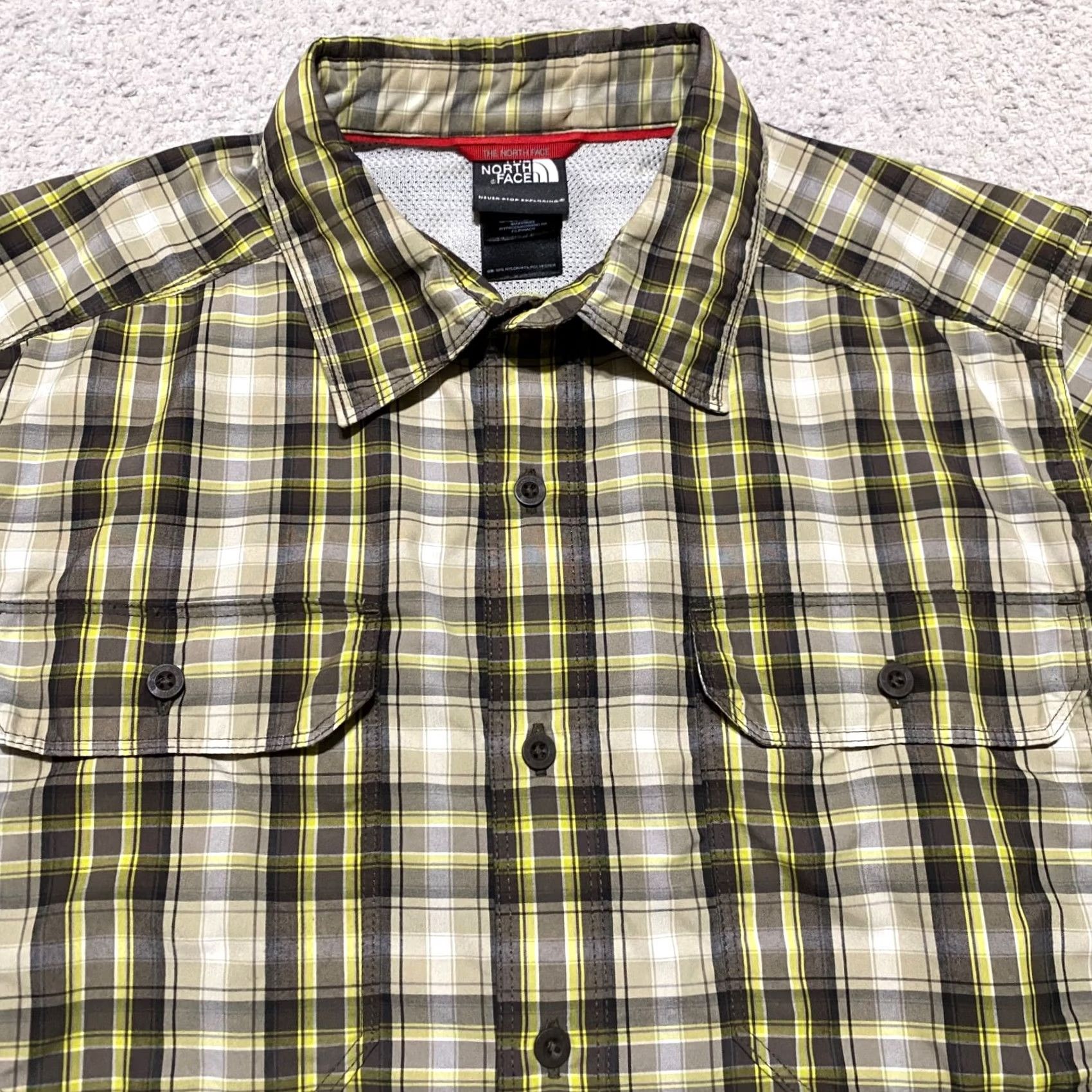 The North Face 2077-Vintage Nike Shirt - Military Green Plaid Size US S / EU 44-46 / 1 - 6 Thumbnail