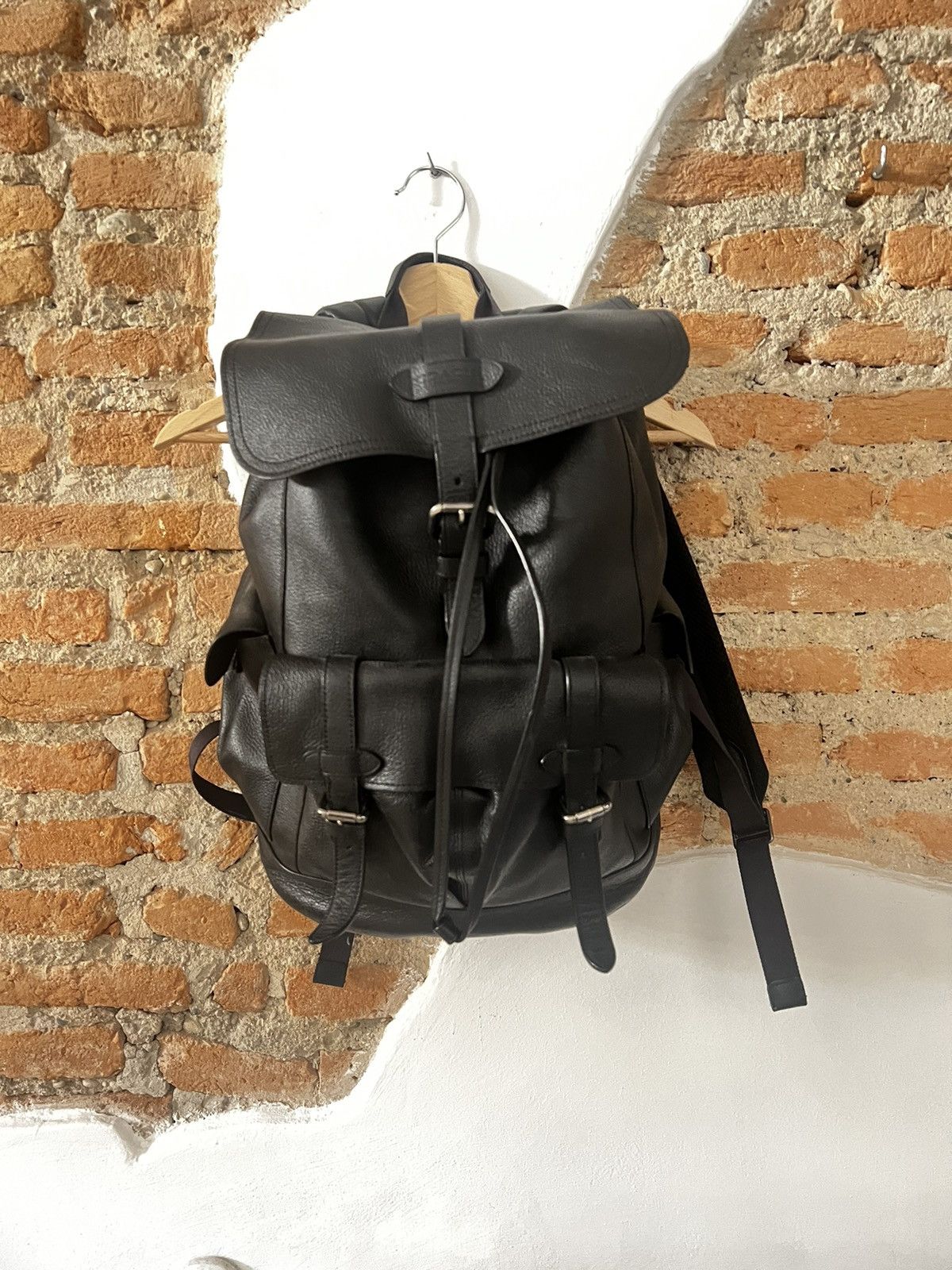 image of Coach Hudson Leather Bag in Black, Men's
