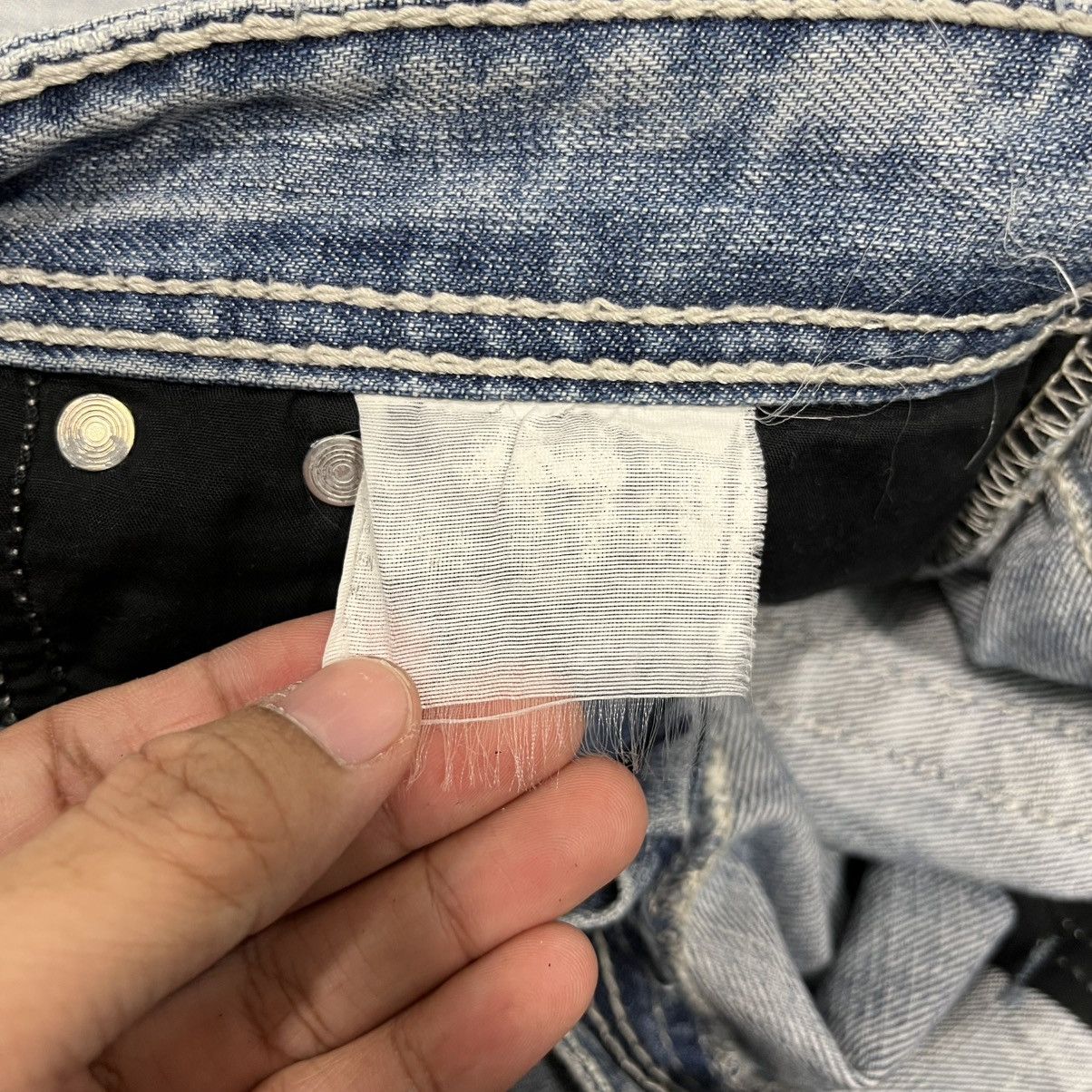 Affliction Vintage Affliction Embroidery Logo Denim Jeans Size US 32 / EU 48 - 21 Thumbnail