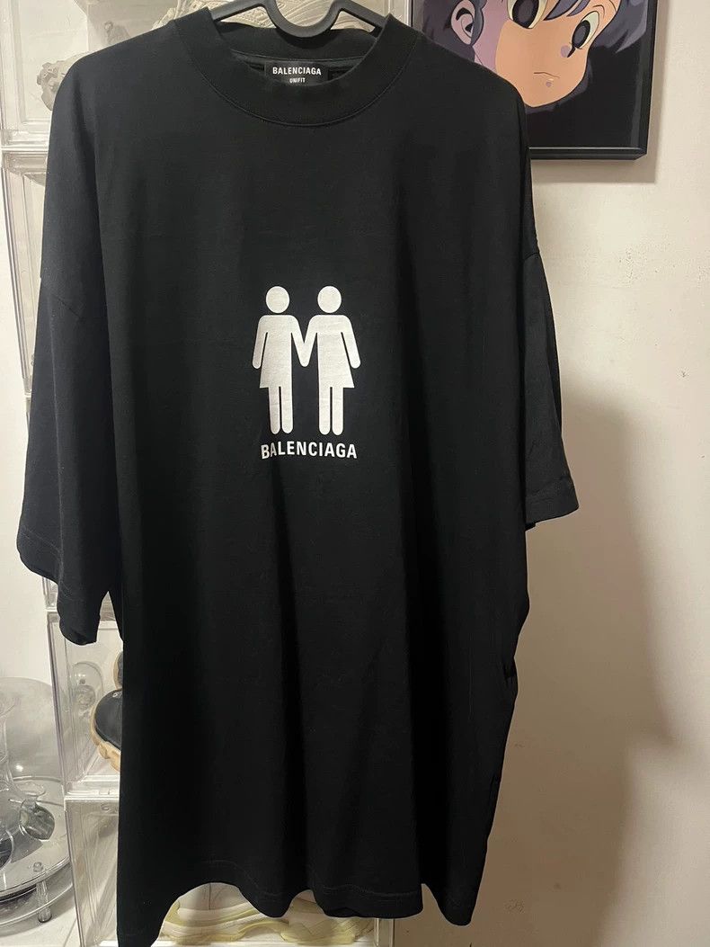 Balenciaga Balenciaga Black Pride Short Sleeve Tee - dmc Size US M / EU 48-50 / 2 - 1 Thumbnail