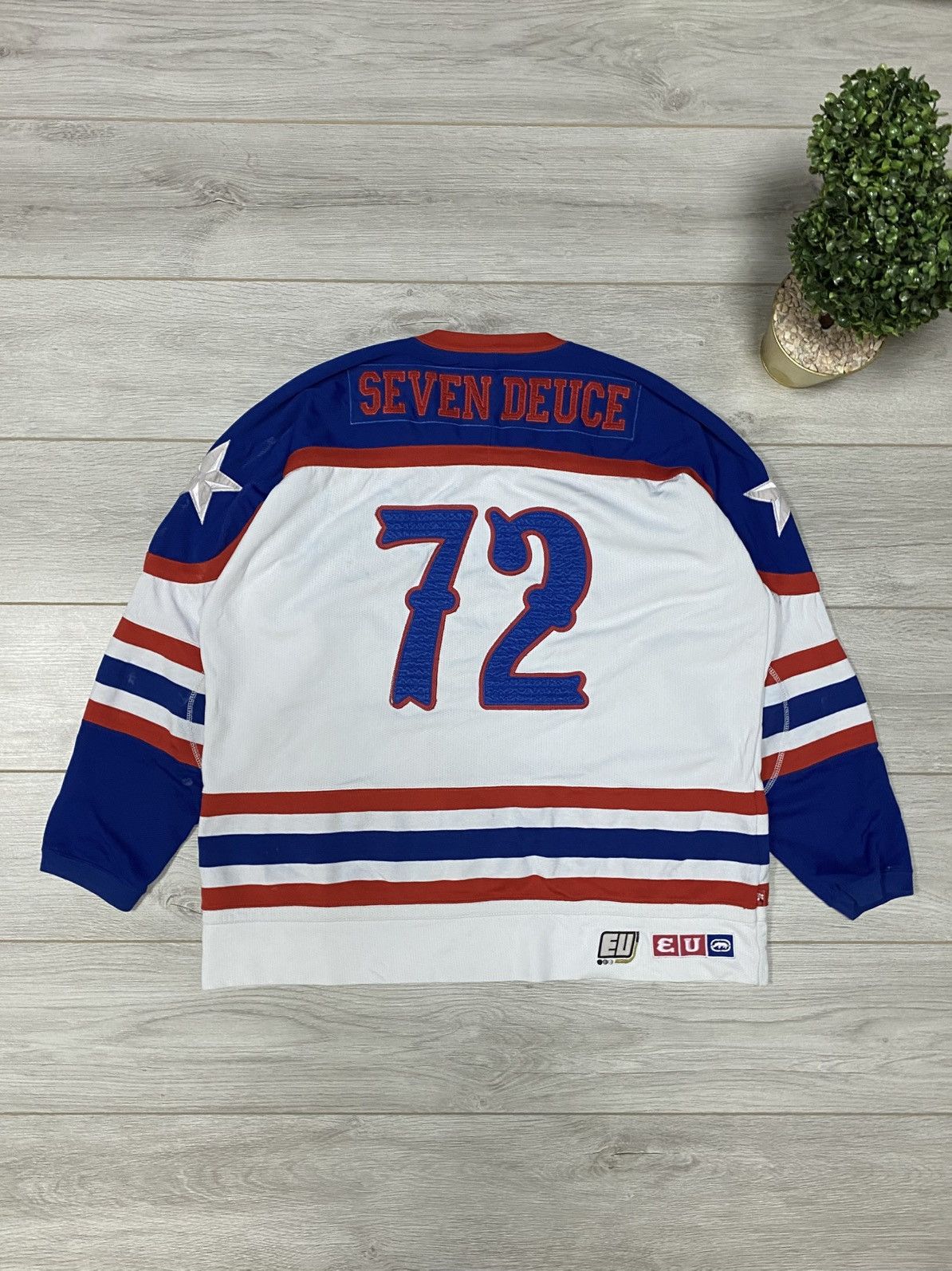 Ecko Unltd. Vintage Ecko Unltd. Seven Deuce Frozen Four Sponsered Jersey Size US L / EU 52-54 / 3 - 2 Thumbnail