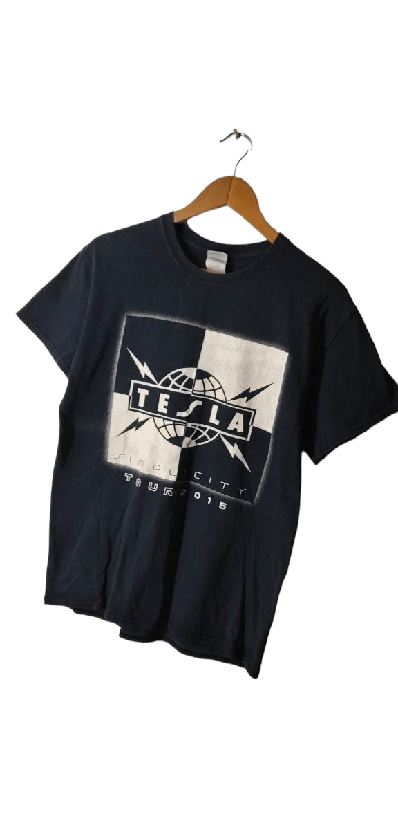 Band Tees BAND TESLA GLAM ROCK SIMPLICITY TOUR 2015 TEE Size US M / EU 48-50 / 2 - 4 Thumbnail