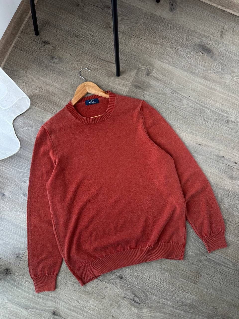 Fedeli × Vintage Vintage Fedeli Cashmere Orange Mens Sweater Size US M / EU 48-50 / 2 - 3 Thumbnail