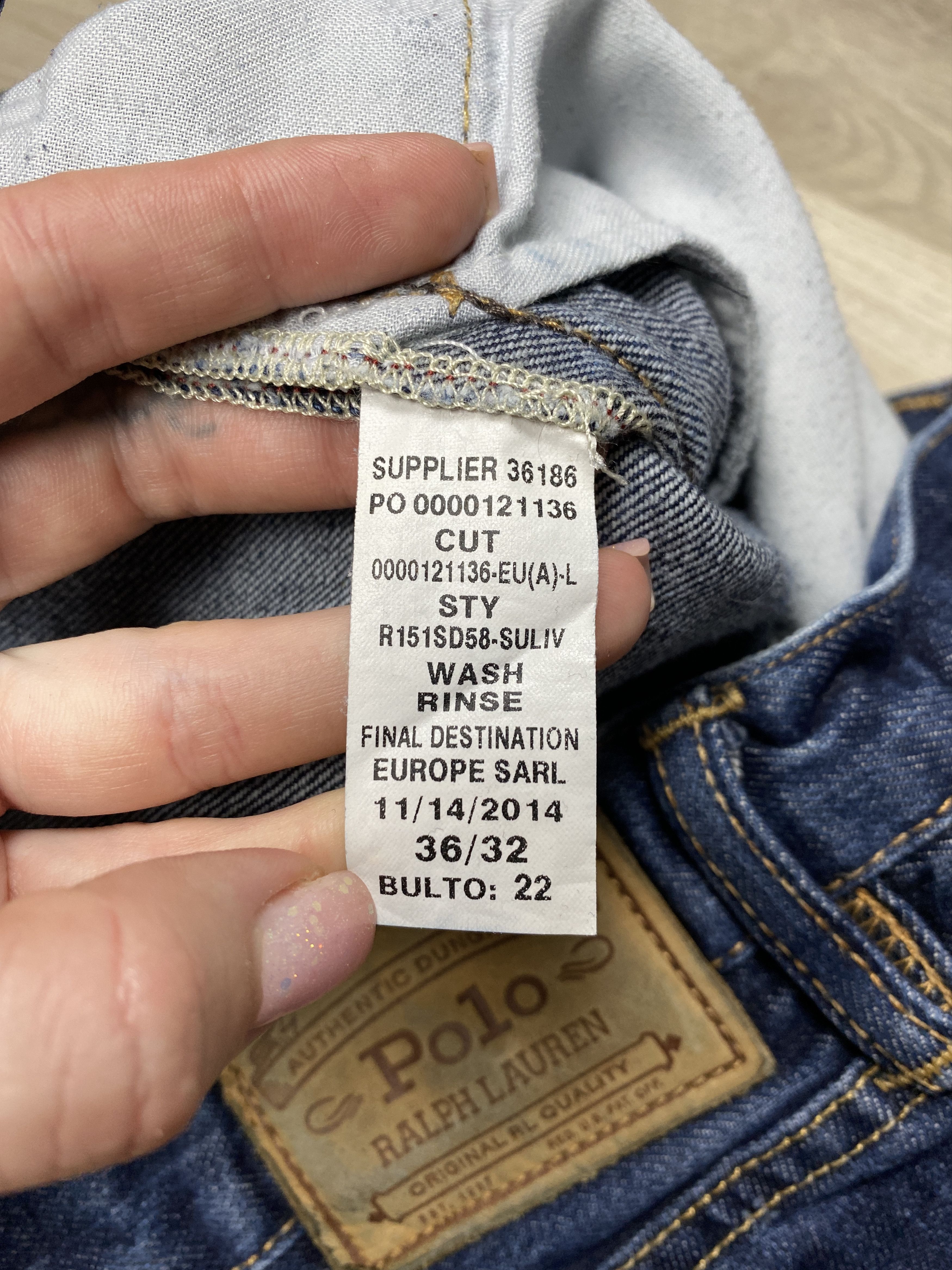 Polo Ralph Lauren Polo Ralph Lauren Vintage Mens Denim Pants Jeans Size US 36 / EU 52 - 7 Thumbnail