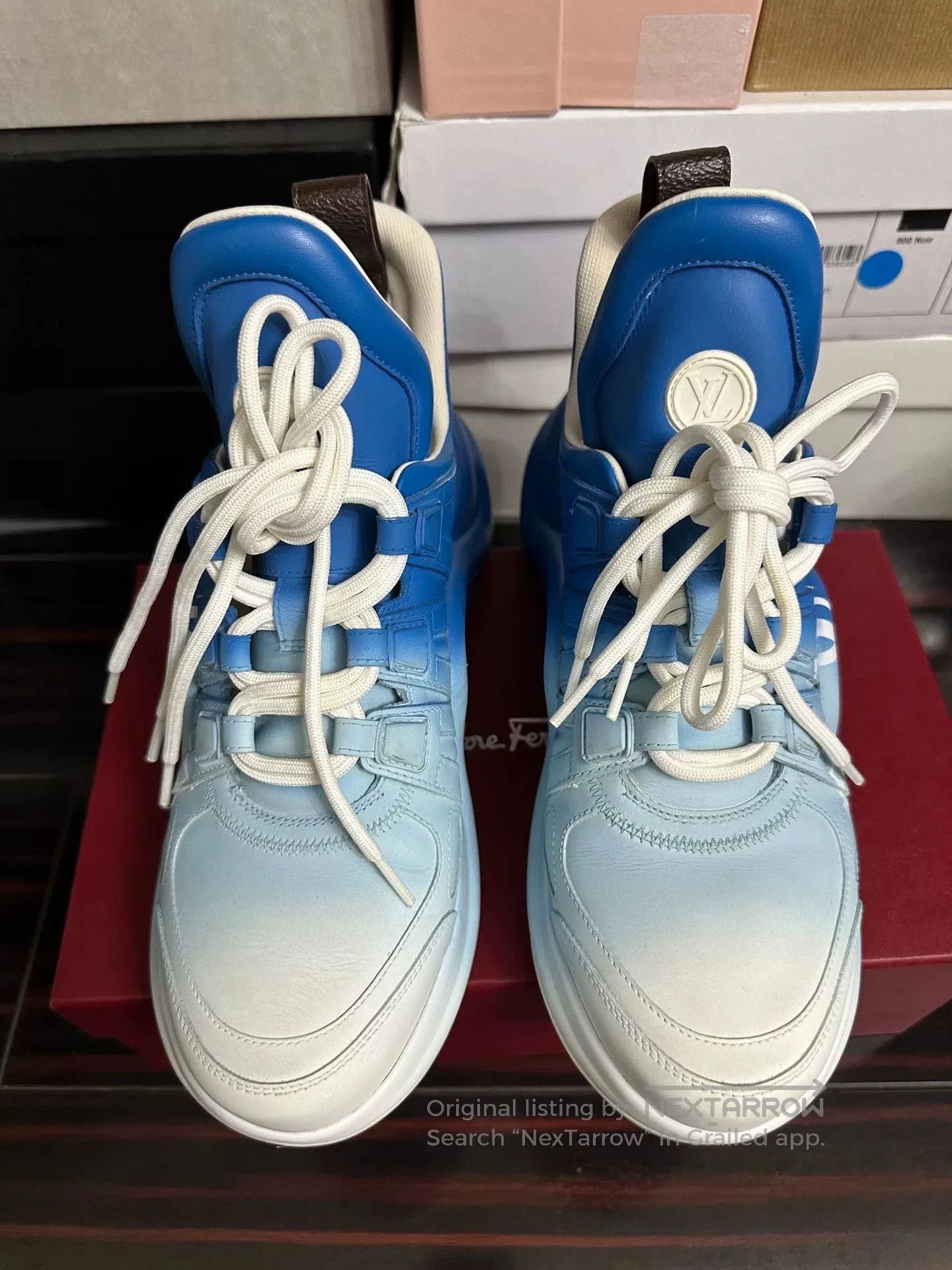Louis Vuitton LV Gradient Dad Shoes Size 38. Size US 7 / IT 37 - 2 Thumbnail
