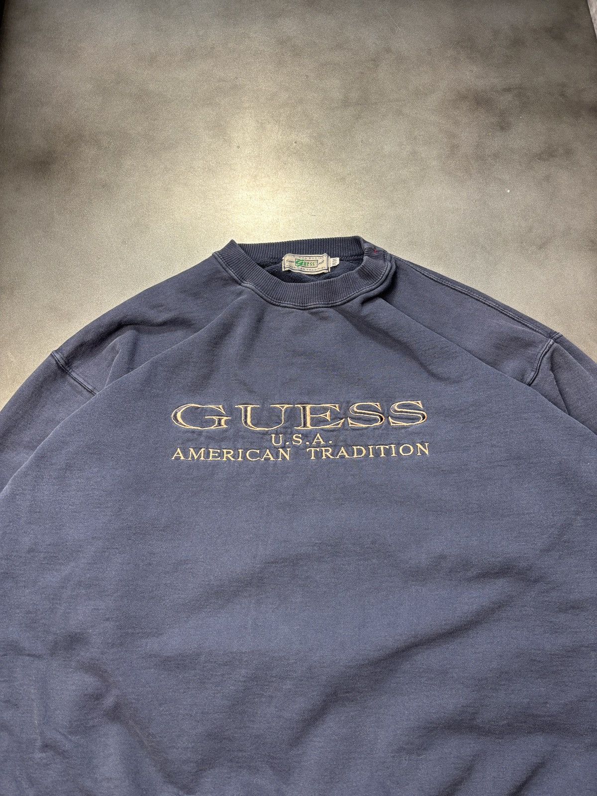Guess × Vintage Vintage Guess Jeans Sweatshirt Marciano 1980s 1990s USA Crew Size US M / EU 48-50 / 2 - 2 Thumbnail