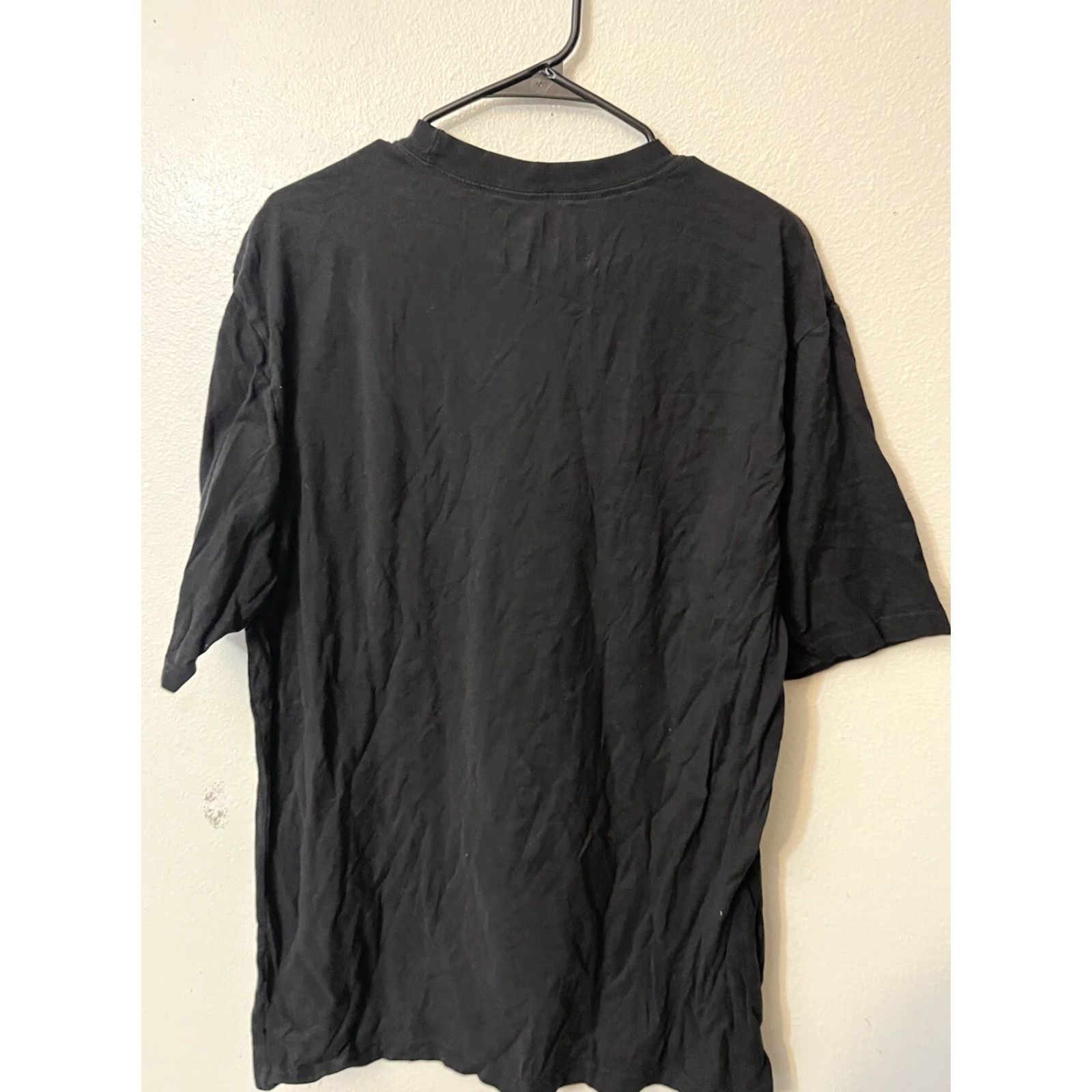 Wrangler Wrangler Men's XLT Black Pocket Work Shirt Casual Tee 100% Cotton Regular Fit Size US XL / EU 56 / 4 - 3 Thumbnail