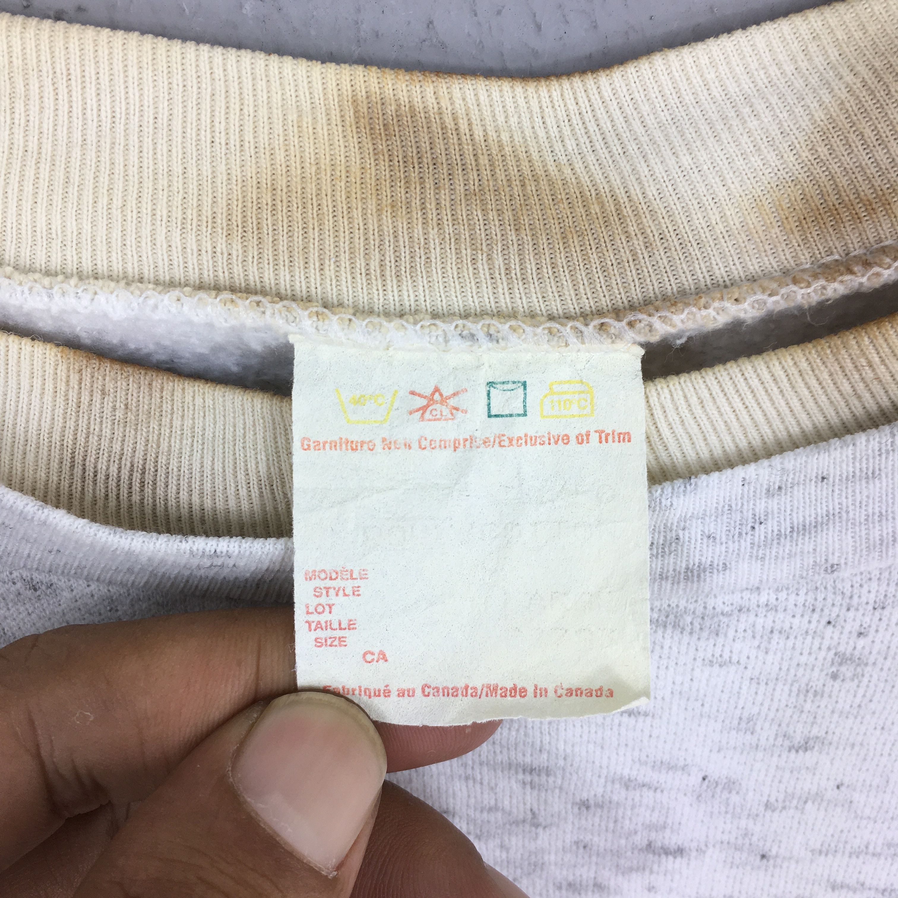 Vintage Vintage National Flag of Canada Gray Sweatshirt 2XLarge Size US XXL / EU 58 / 5 - 5 Thumbnail