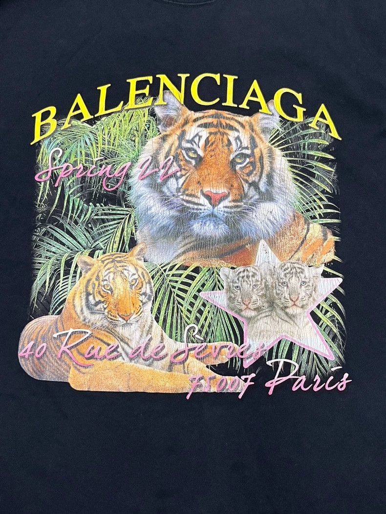 Balenciaga Balenciaga Tiger head jungle tiger monogram cartoon print Size US M / EU 48-50 / 2 - 3 Thumbnail