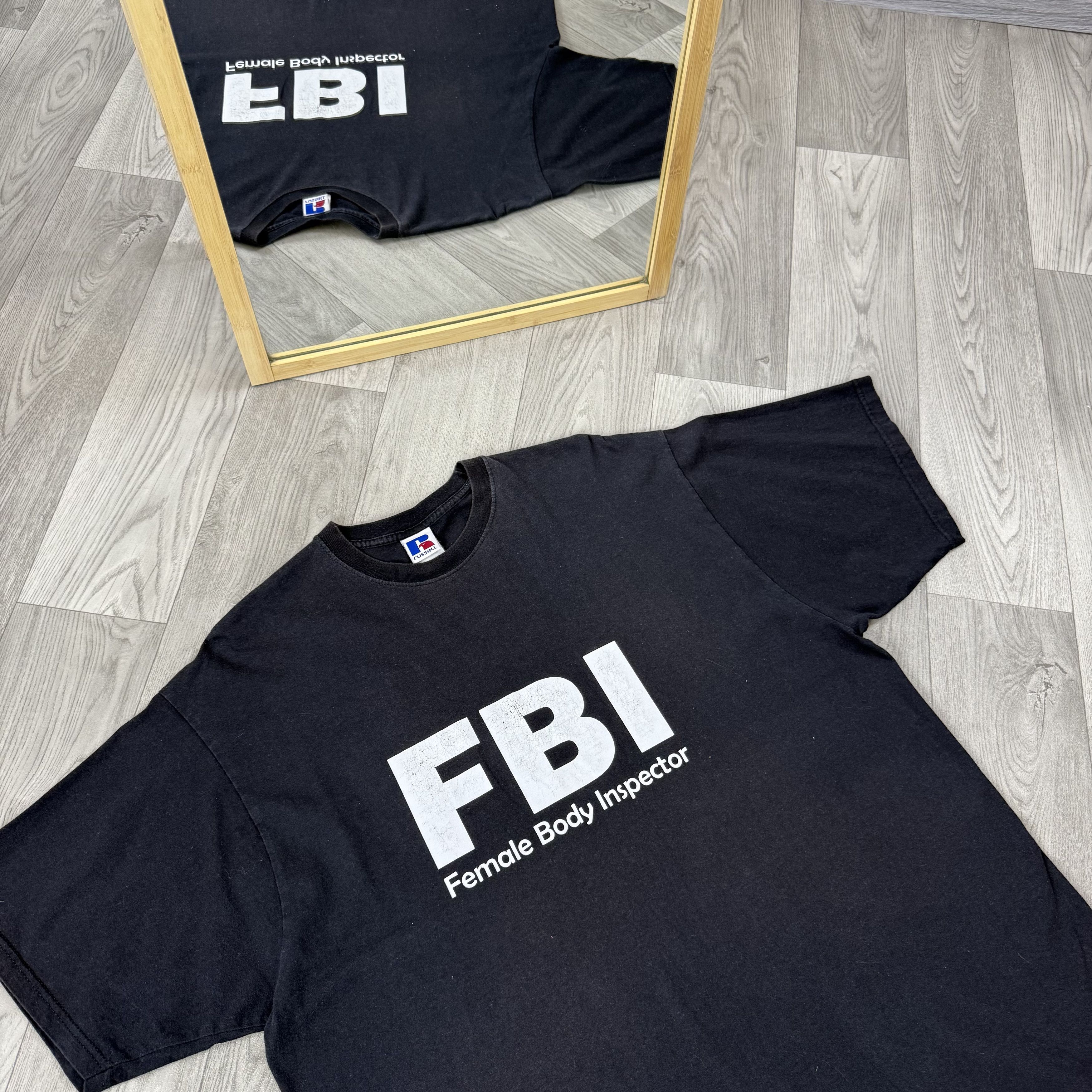 Hook-Ups Vintage Female Body Inspector FBI Adult Humor Tee Shirt Size US XXL / EU 58 / 5 - 5 Thumbnail