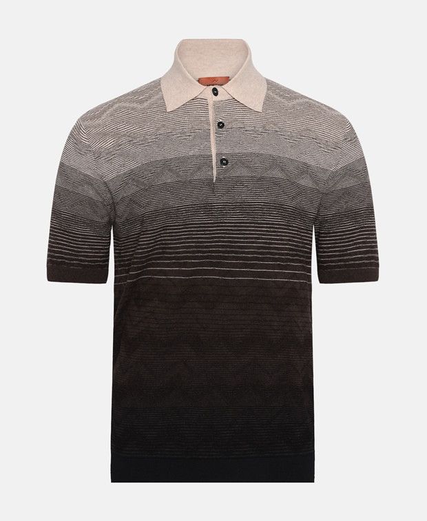 Missoni Knitted polo shirt Size US M / EU 48-50 / 2 - 1 Thumbnail