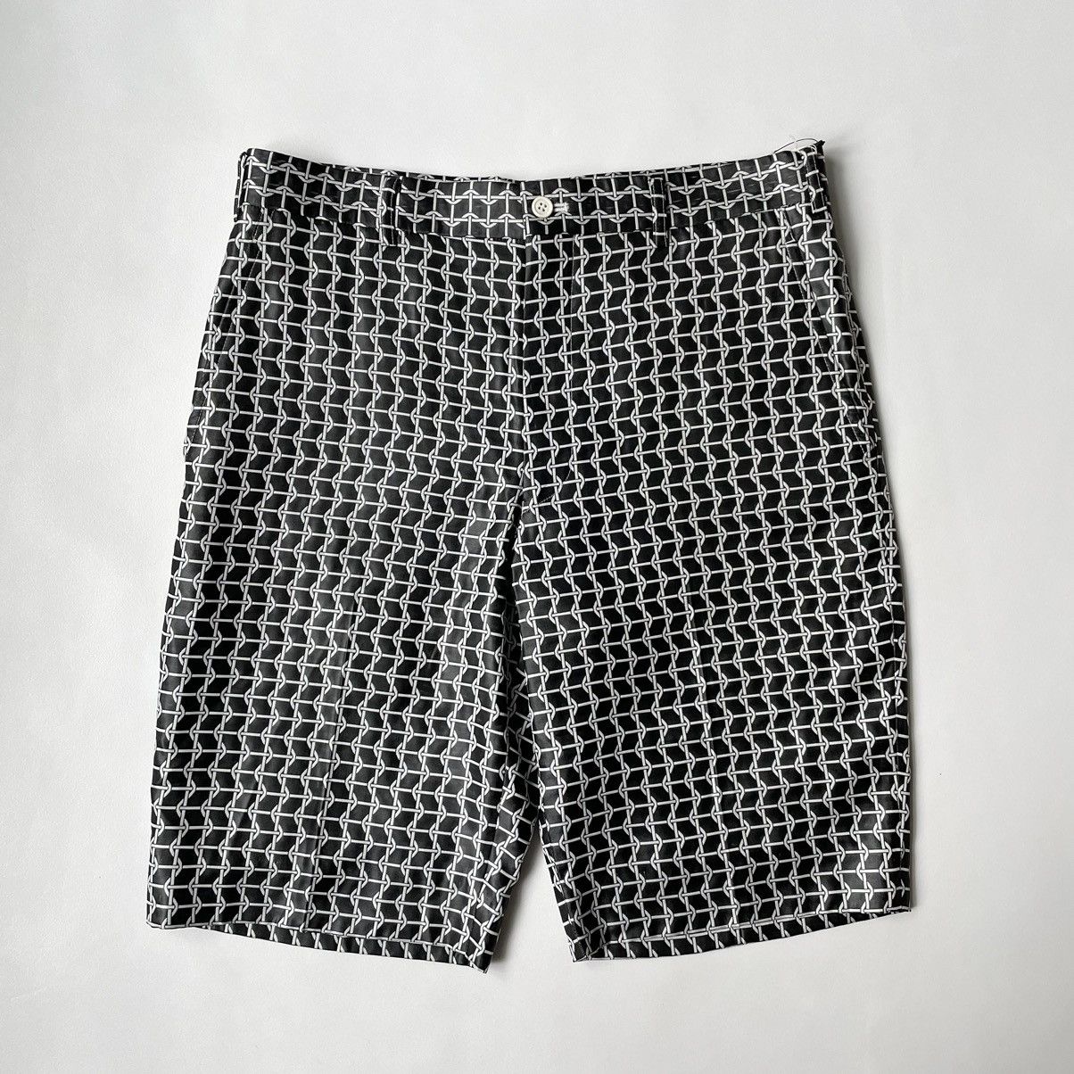 Comme des Garcons S/S 12 ‘Chain Patterned’ Nylon Shorts Size US 32 / EU 48 - 1 Thumbnail