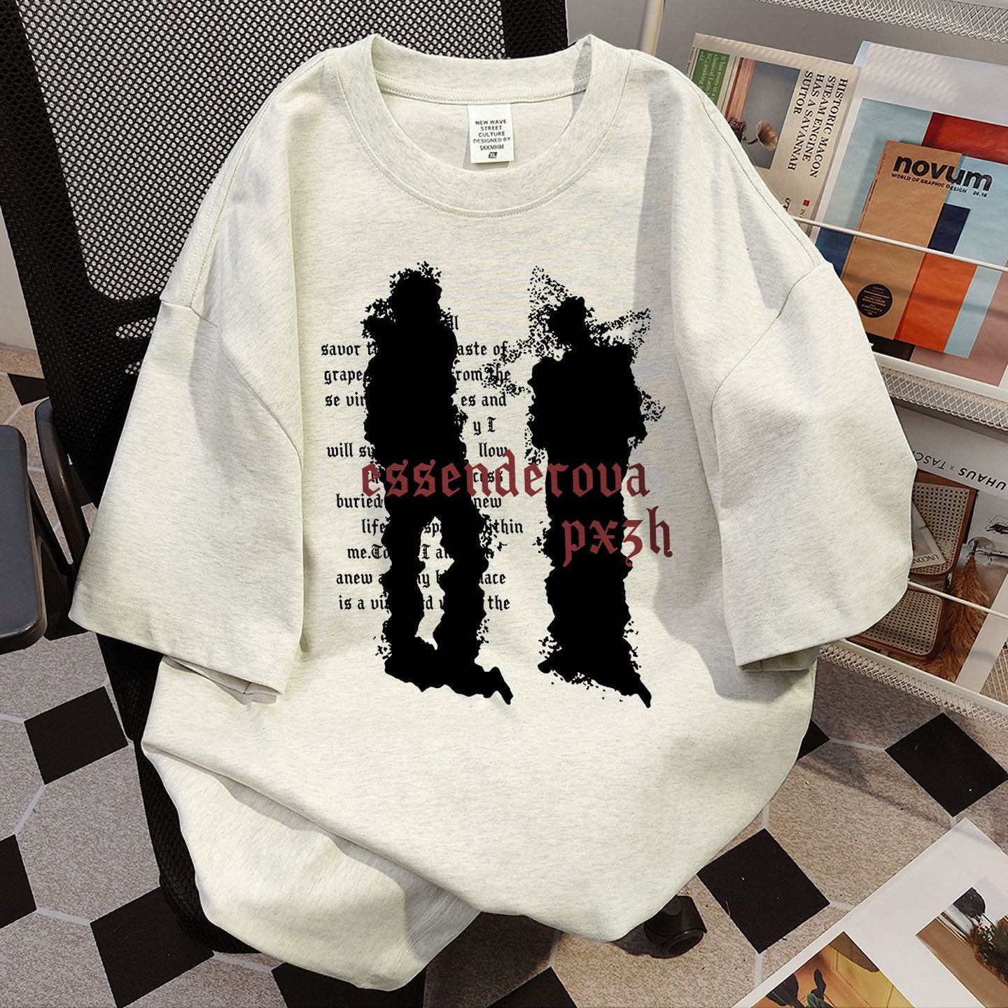 Japanese Brand × Vintage Retro men's street fashion printed cotton T-shirt y2k Size US M / EU 48-50 / 2 - 1 Thumbnail