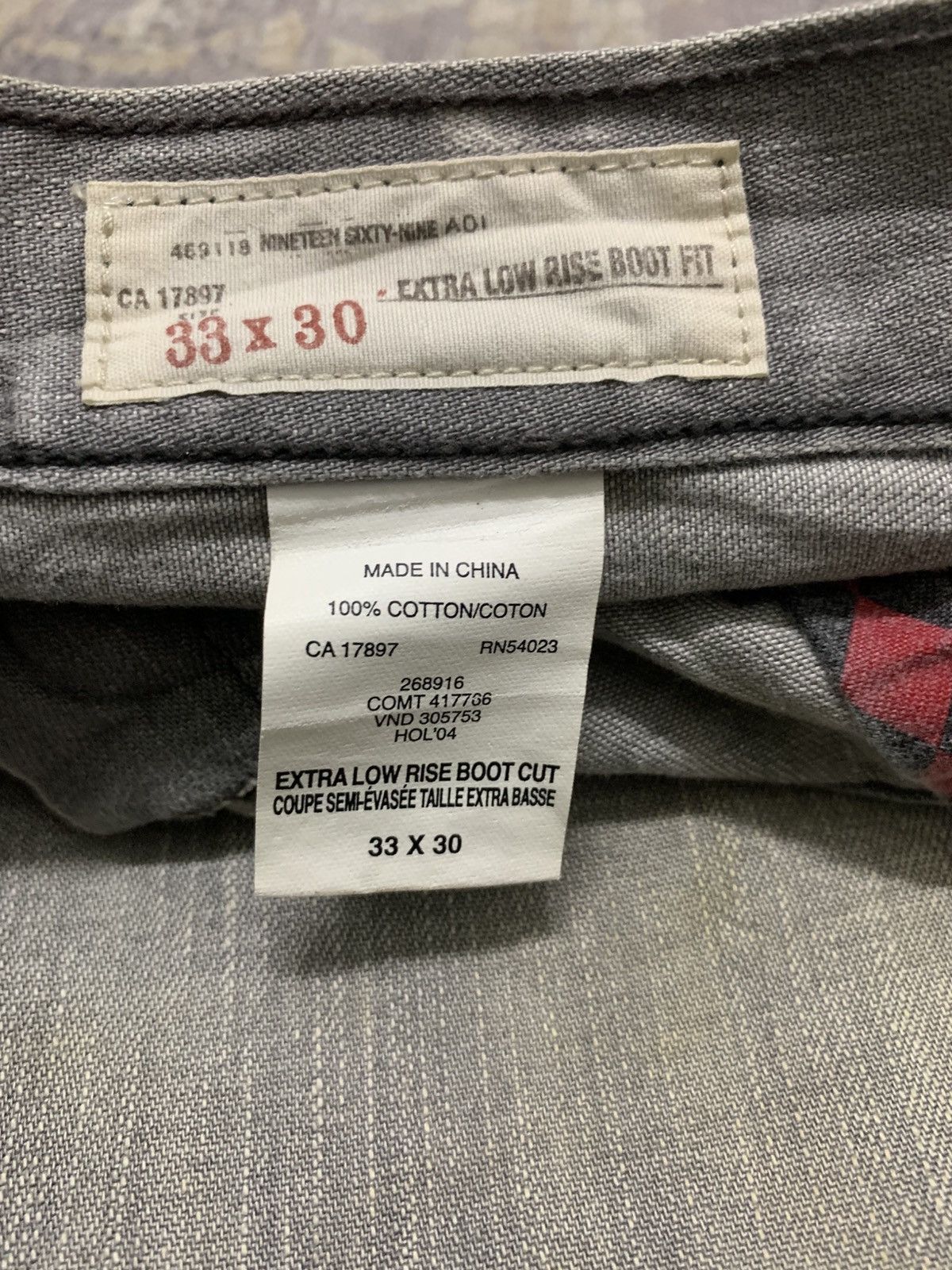 Gap Vintage Gap Jeans 34x30 Gap Denim Low Rise Jeans Size US 34 / EU 50 - 12 Thumbnail