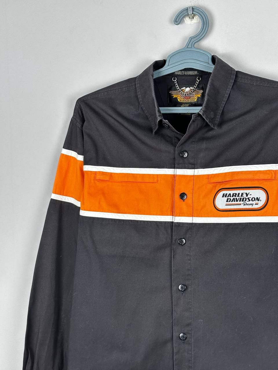 Harley Davidson Vintage Harley Davidson Shirt Long Sleeve Button Up Moto Size US S / EU 44-46 / 1 - 4 Thumbnail
