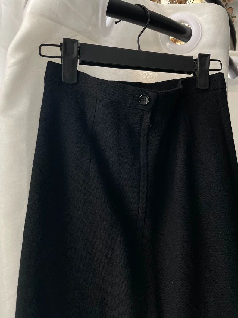 Comme des Garcons Comme des Garcons size s Vintage wool black hem lace skirt Size 24" / US 00 / IT 34 - 2 Thumbnail
