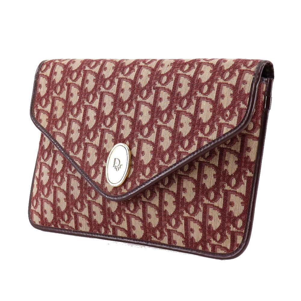 Vintage Christian Dior Trotter Monogram Clutch Bag | eBay