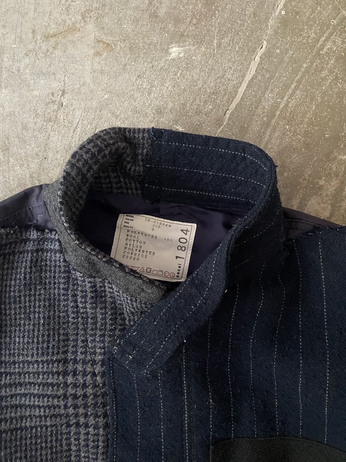 Sacai Sacai Patchwork Military Jacket Kapital Comme des Garcons Size US L / EU 52-54 / 3 - 2 Thumbnail
