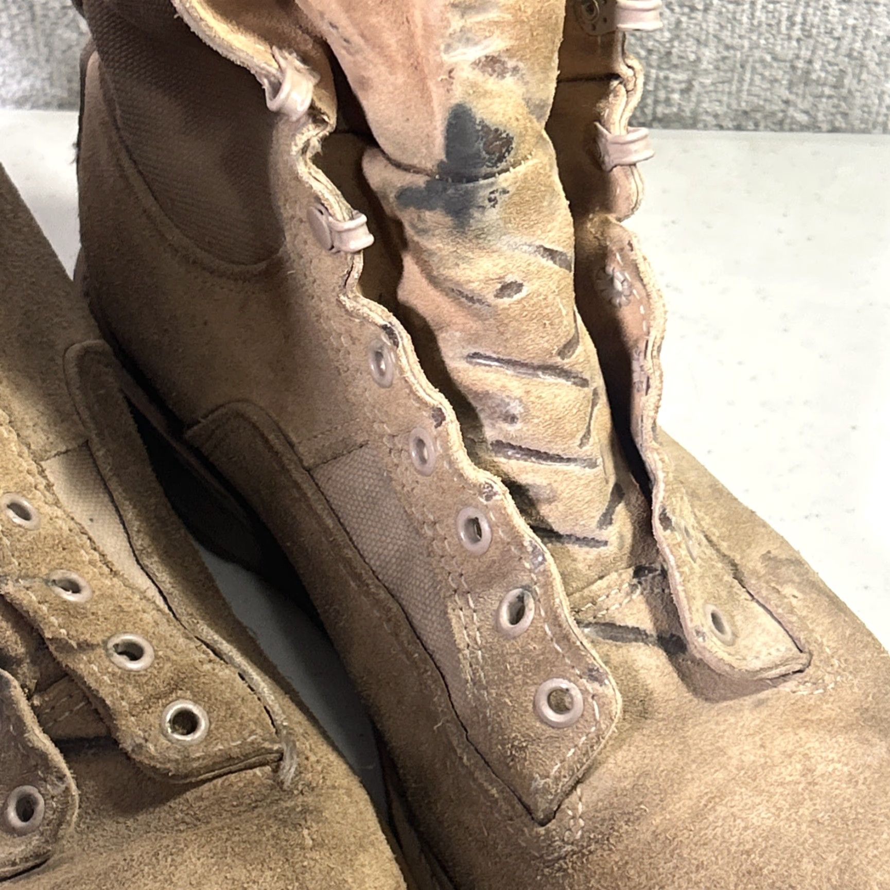 Vintage Bates G-Tex Weather Combat Boots Coyote Brown Mens 12R Vibram No Laces Boots Mens 12 Size US 12 / EU 45 - 7 Thumbnail