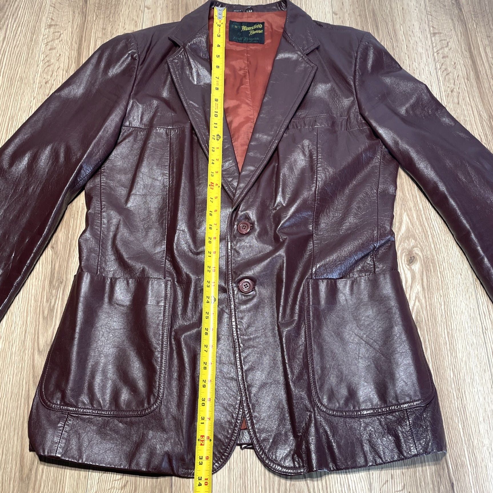 Vintage VINTAGE House Men Leather Jacket Coat Size 44 Brown 90s Casual Mens Size US S / EU 44-46 / 1 - 3 Thumbnail
