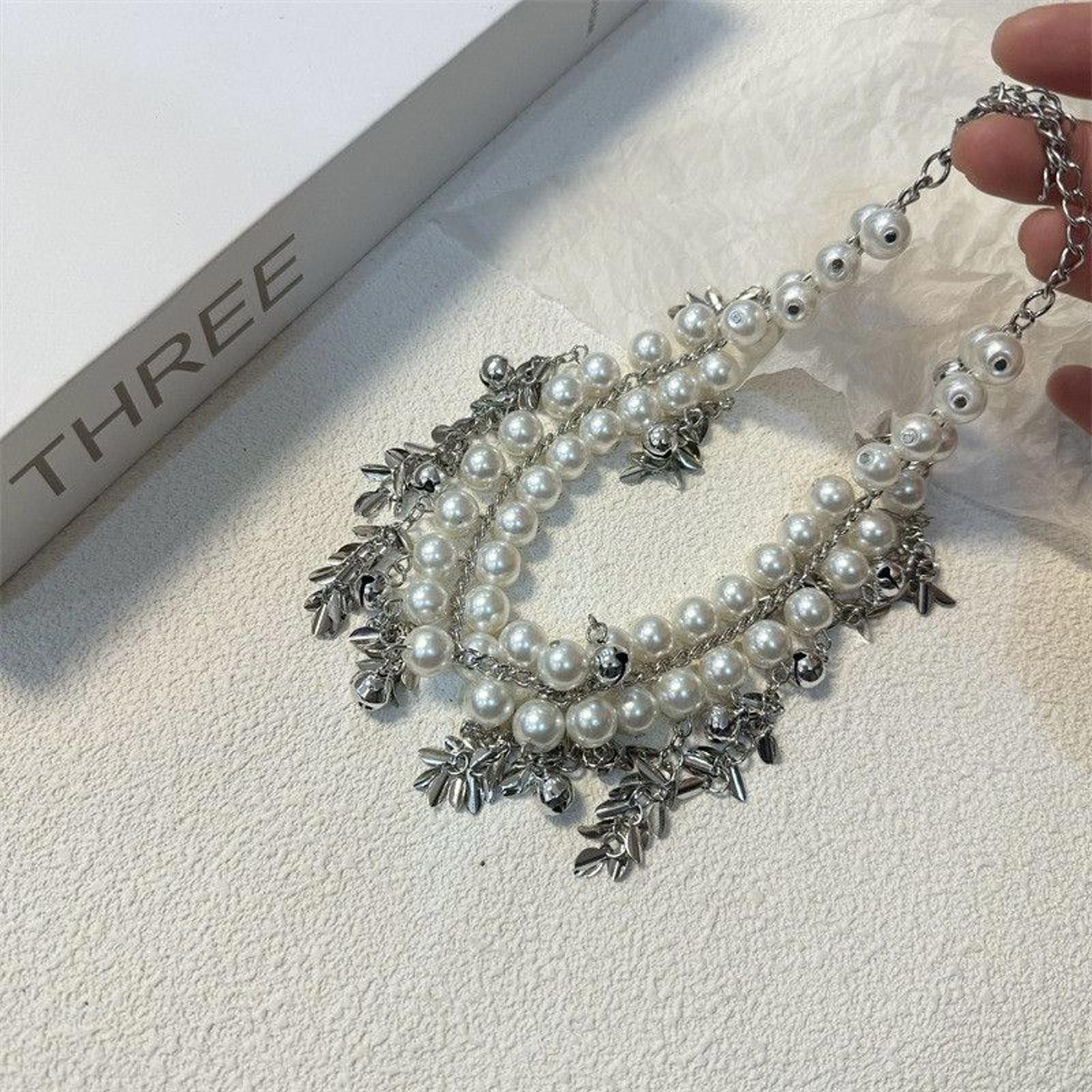 Jewelry Leaf Layered Necklace Size ONE SIZE - 5 Thumbnail