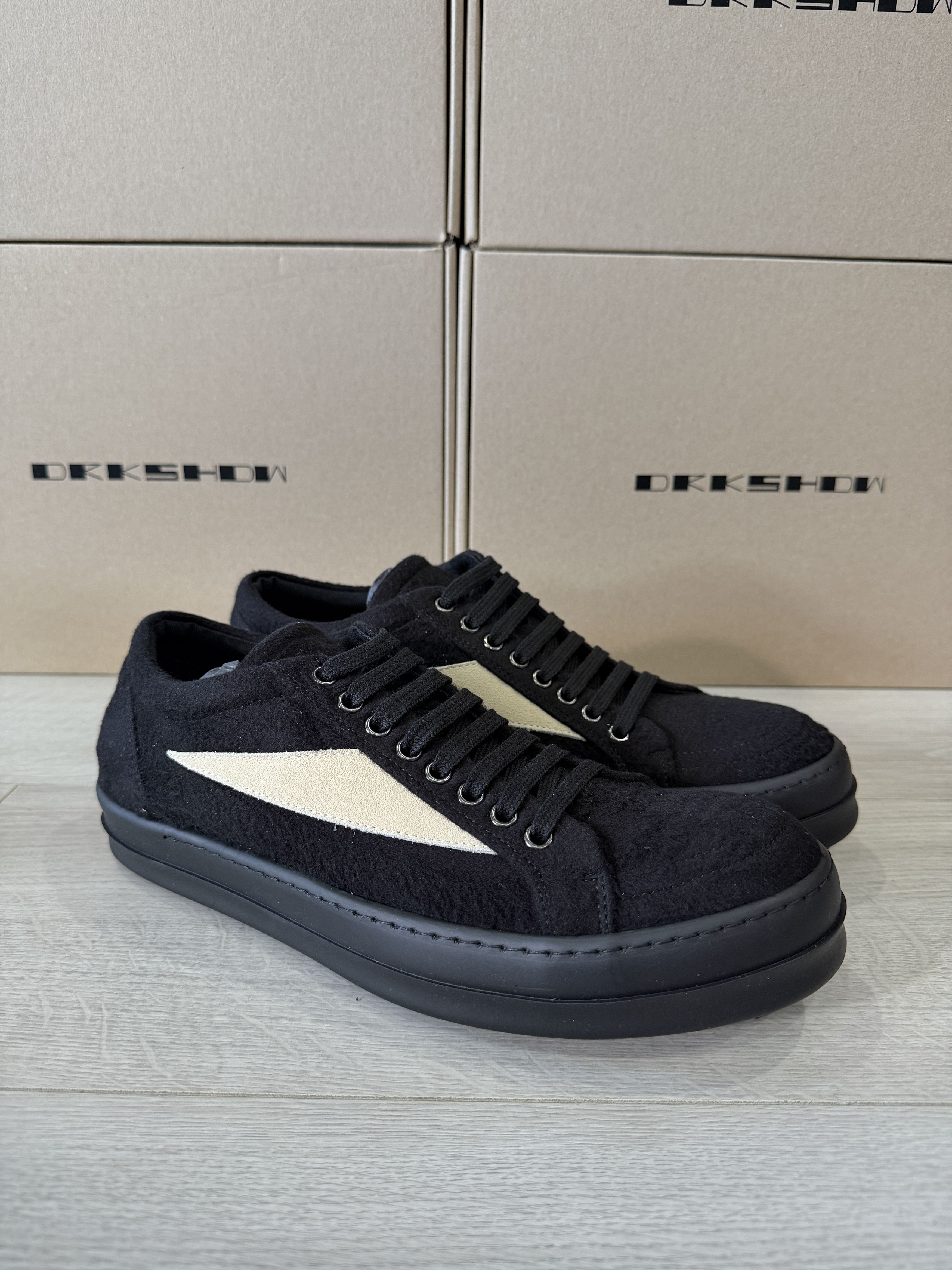 Rick Owens RICK OWENS DRKSHDW VINTAGE SNEAKER FELT SUEDE | Grailed