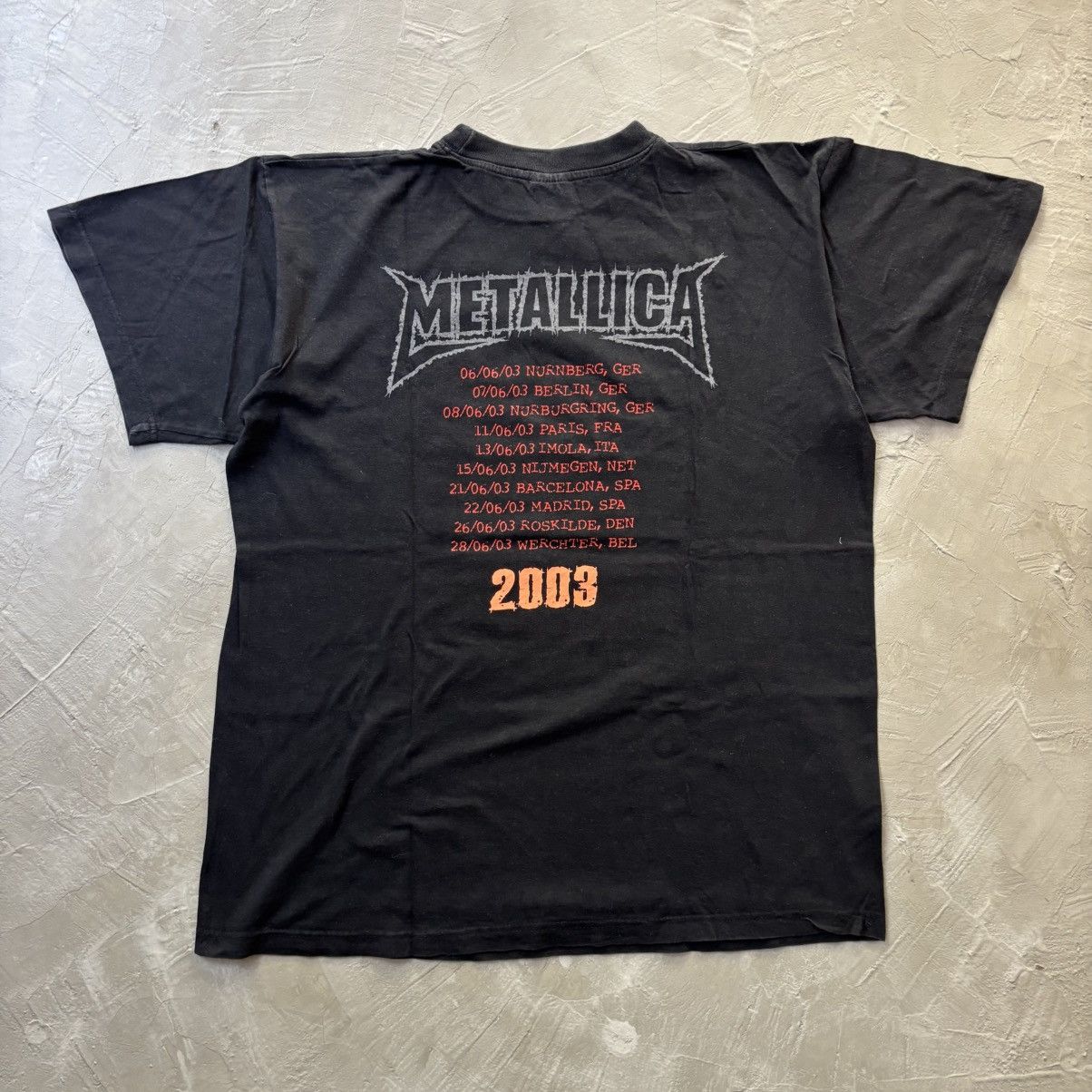Band Tees Metallica Vintage T Shirt 2003 St-Anger Tour Pushead Fist Size US M / EU 48-50 / 2 - 2 Thumbnail