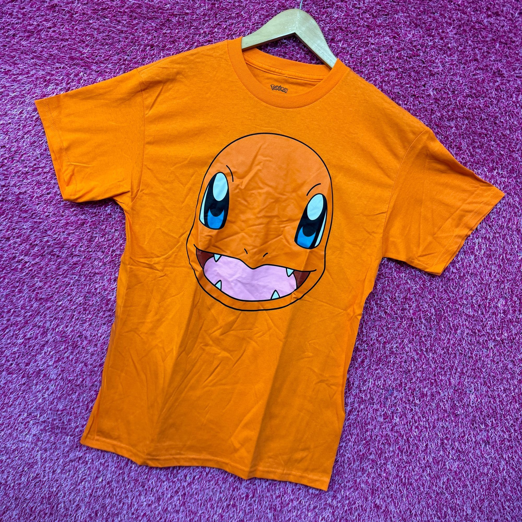 Pokemon Charmander Big Face Anime Character Nintendo Pokemon Tee M Size US M / EU 48-50 / 2 - 3 Thumbnail