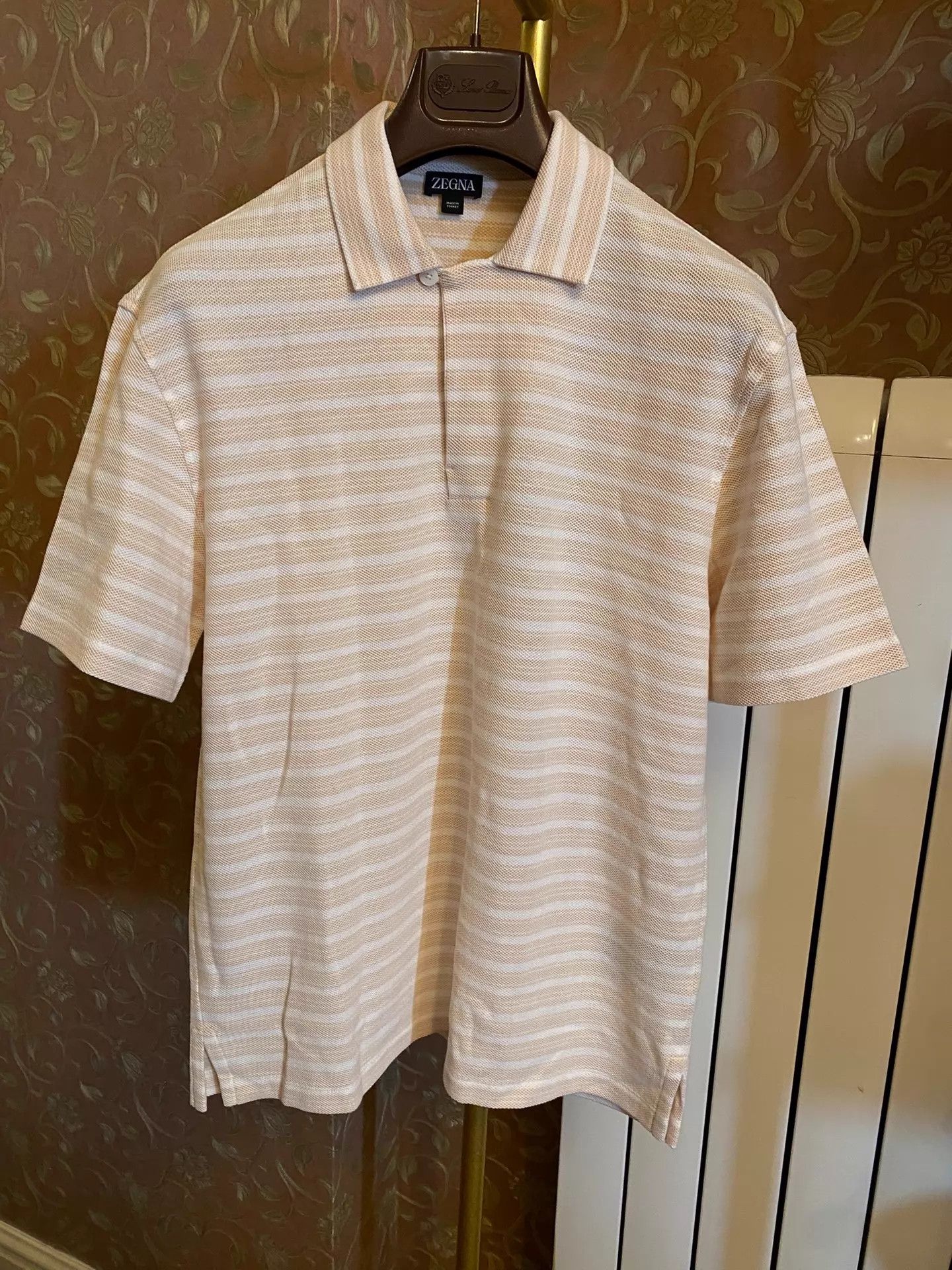 Ermenegildo Zegna ZEGNA New Logo Seagull Collar 1B SS Polo NWT Sz 48 Size US M / EU 48-50 / 2 - 2 Thumbnail