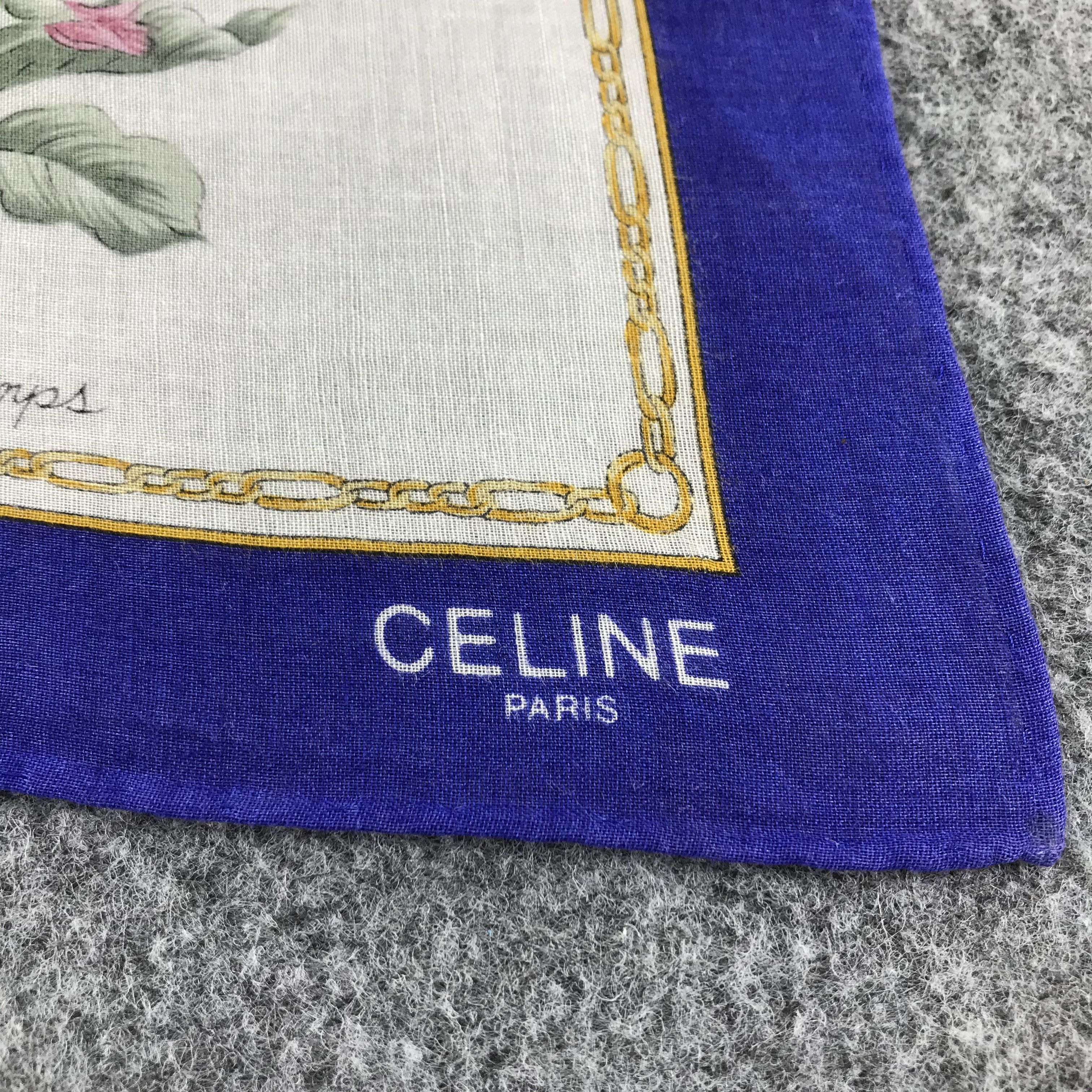 Celine Celine Handkerchief Neckerchief Bandana H324 Size ONE SIZE - 4 Thumbnail