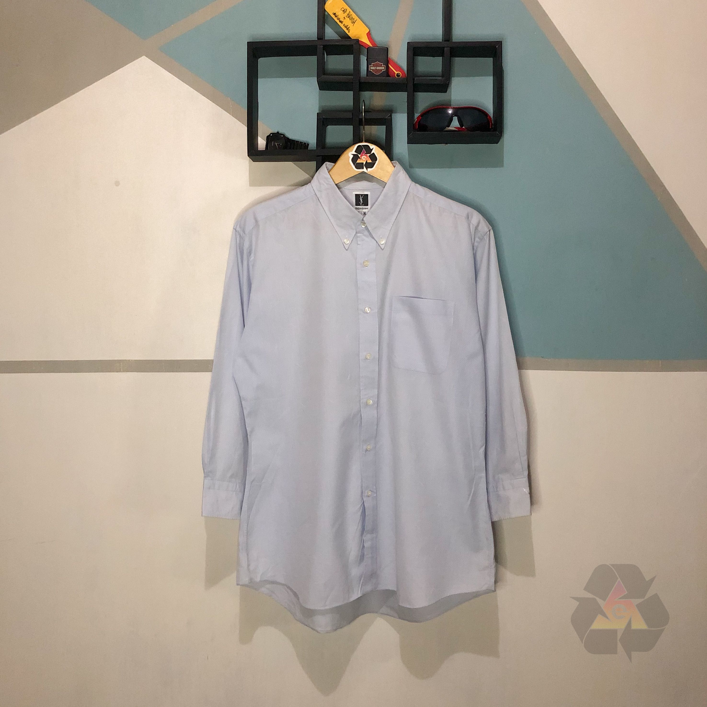 Designer Yves Saint Laurent Shirts M.Montani Y2K Size US L / EU 52-54 / 3 - 2 Thumbnail