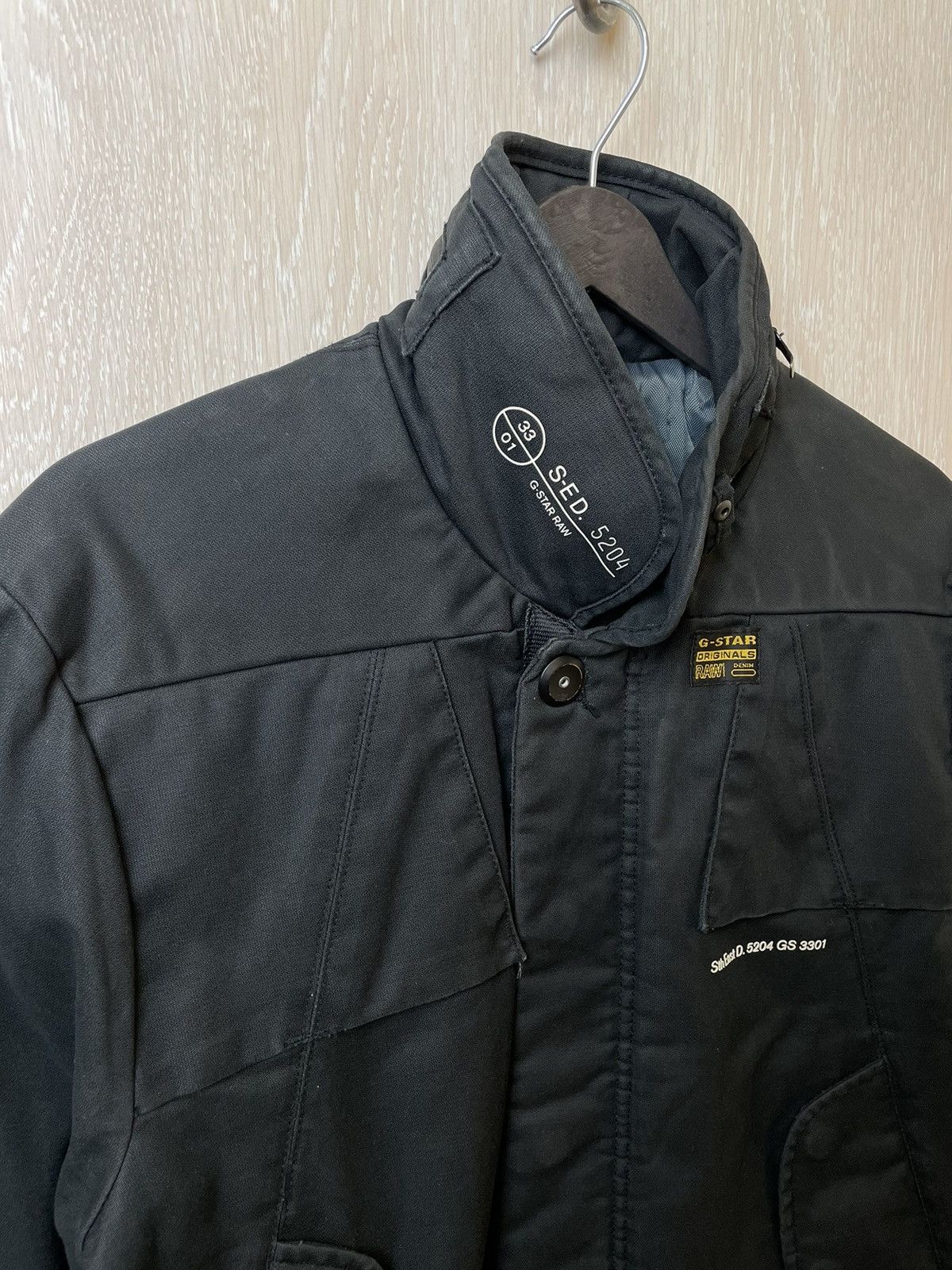 G-Star × Vintage Vintage G-Star Raw Biker Jacket Mulipocket Size US L / EU 52-54 / 3 - 2 Thumbnail