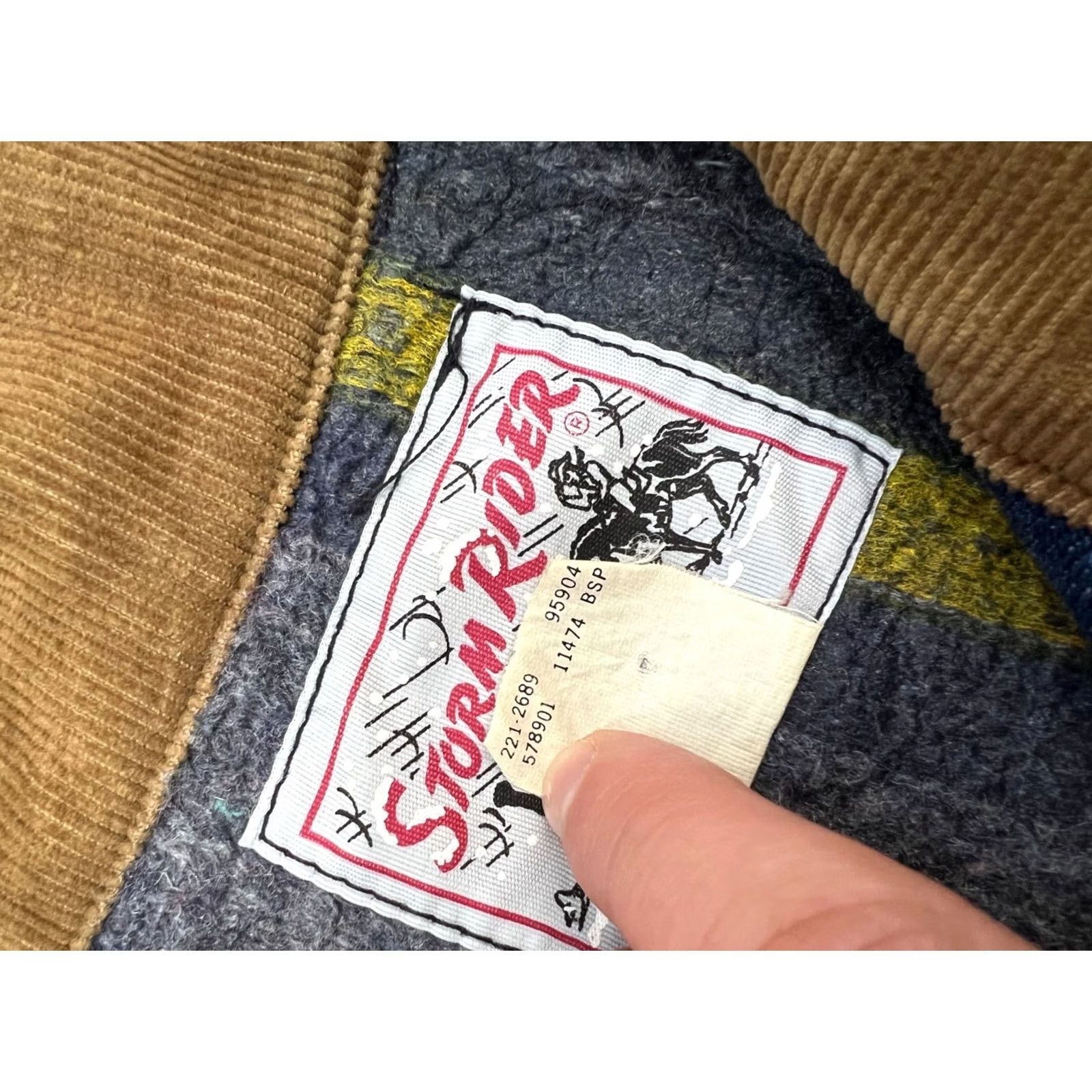 Lee VINTAGE Lee Storm Rider Denim Jacket Blanket Lined USA Made 48 Long Blue Denim Jacket Mens Jacket LEE Storm Rider Size US M / EU 48-50 / 2 - 3 Thumbnail
