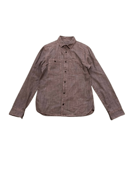 Allsaints Vintage Allsaints Classic Fit Button Up Shirt Size S Size US S / EU 44-46 / 1 - 1 Thumbnail