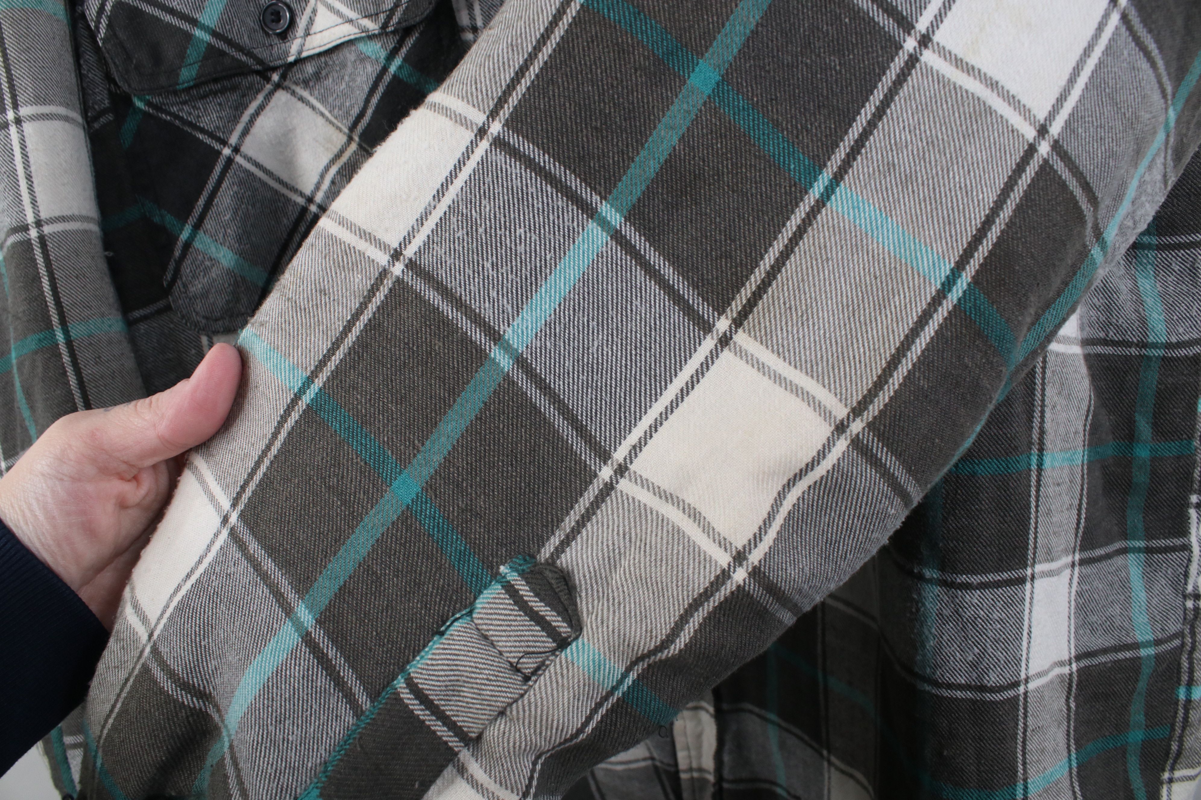 Vintage Vintage 90s Streetwear Flannel Button Shirt Jacket Jac Shirt Size US M / EU 48-50 / 2 - 6 Thumbnail