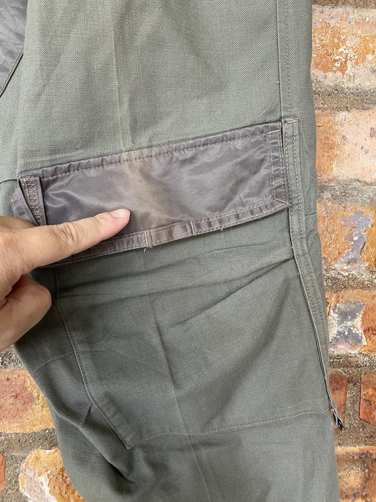 14th Addiction × Japanese Brand × Marithe + Francois Girbaud Marithe Francois Girbaud Bondage parachute knee pocket pants Size US 32 / EU 48 - 10 Thumbnail