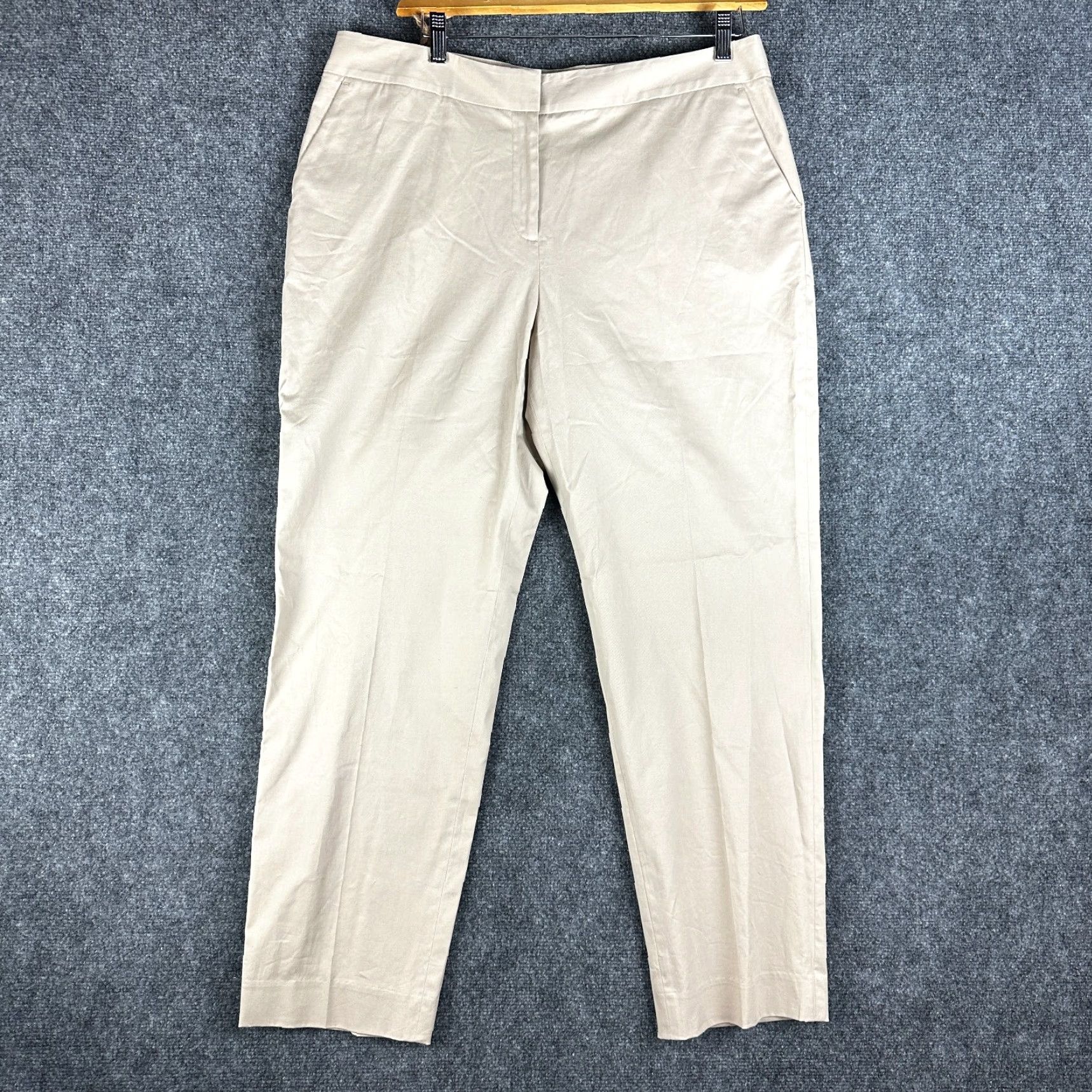 Pendleton Pendleton Pants Womens 16P Khaki Straight Leg Pockets Cotton Blend Stretch Basic Wearable Beige Modern Classic Size 24" / US 00 / IT 34 - 2 Thumbnail