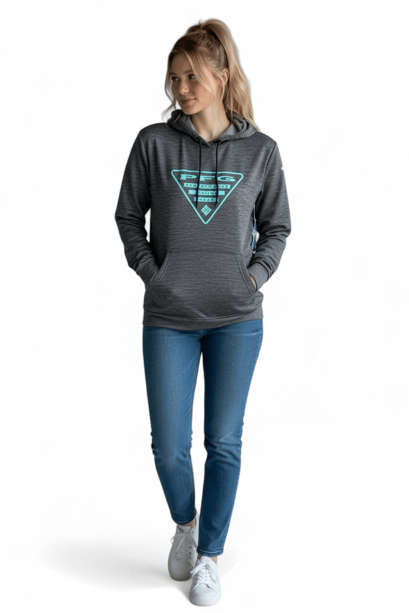 Columbia NWT PFG Columbia Tidal Graphic Hoodie Black/Mint Size L Size L / US 10 / IT 46 - 2 Thumbnail