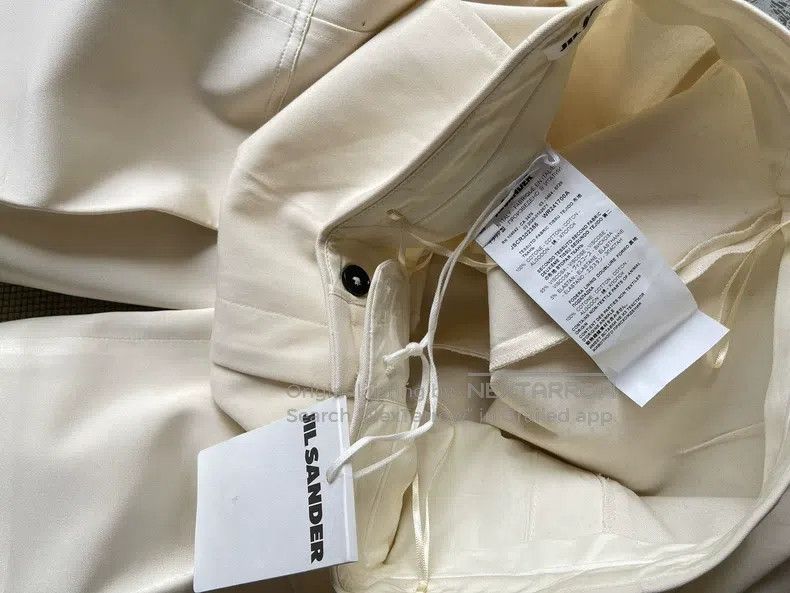 Jil Sander Jil Sander size 34 White Colorblock Capri Pants Size 23" - 8 Thumbnail