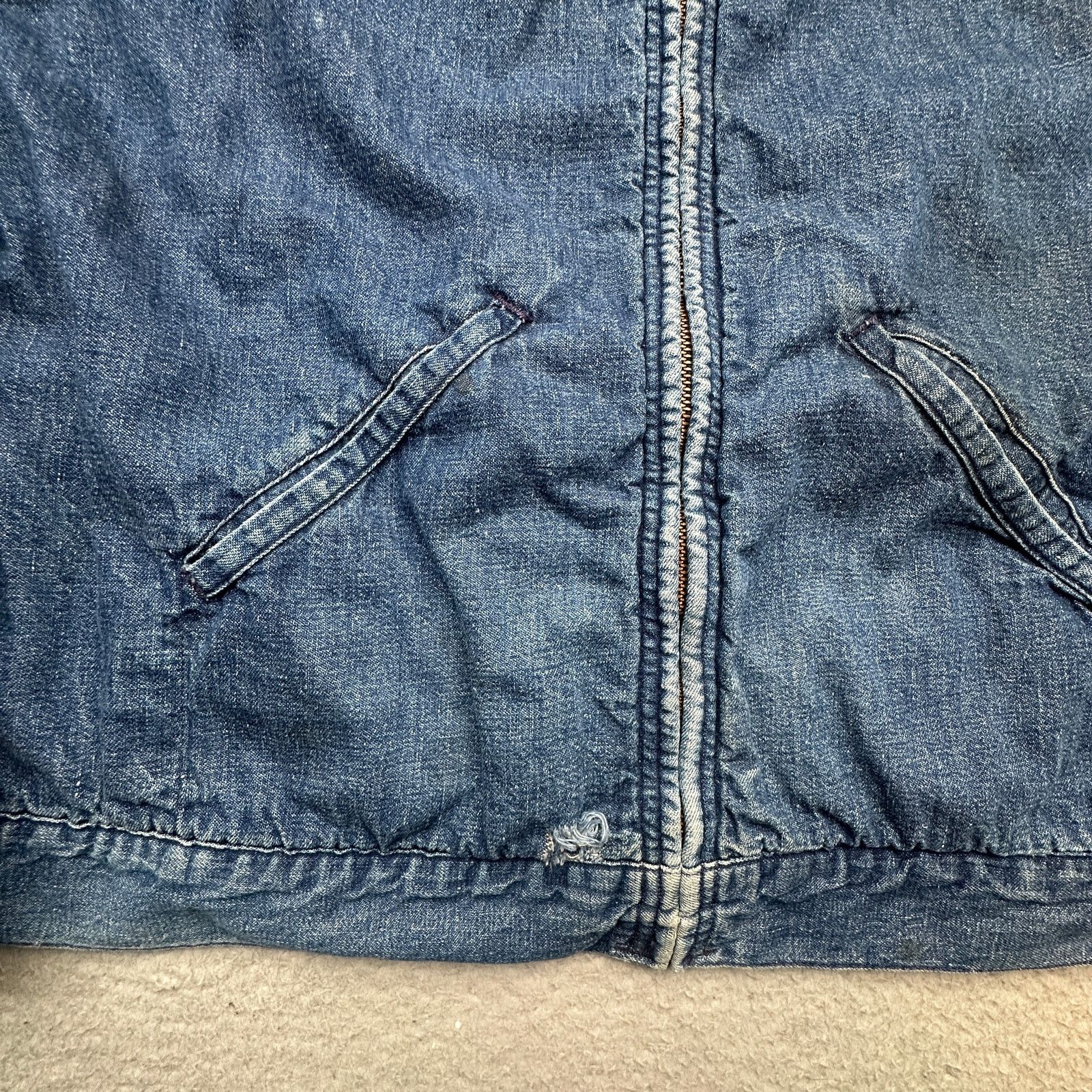 Other VTG 50s 60s Wards Power House Montgomery Denim Jacket Small Size US S / EU 44-46 / 1 - 15 Thumbnail