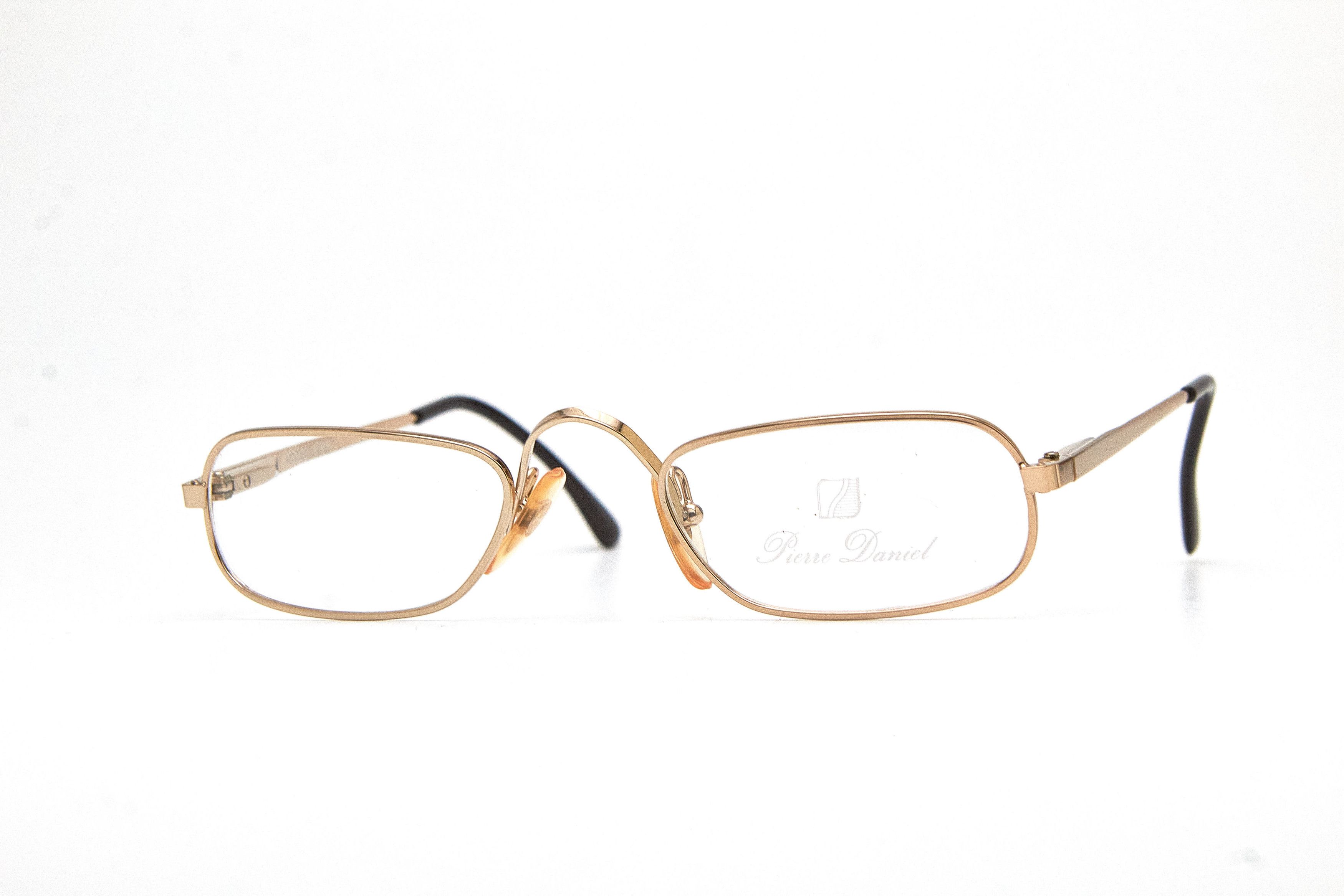 Vintage Old Money Pierre Daniel Gold Half-Oval Quiet-Lux Specs Size ONE SIZE - 9 Thumbnail