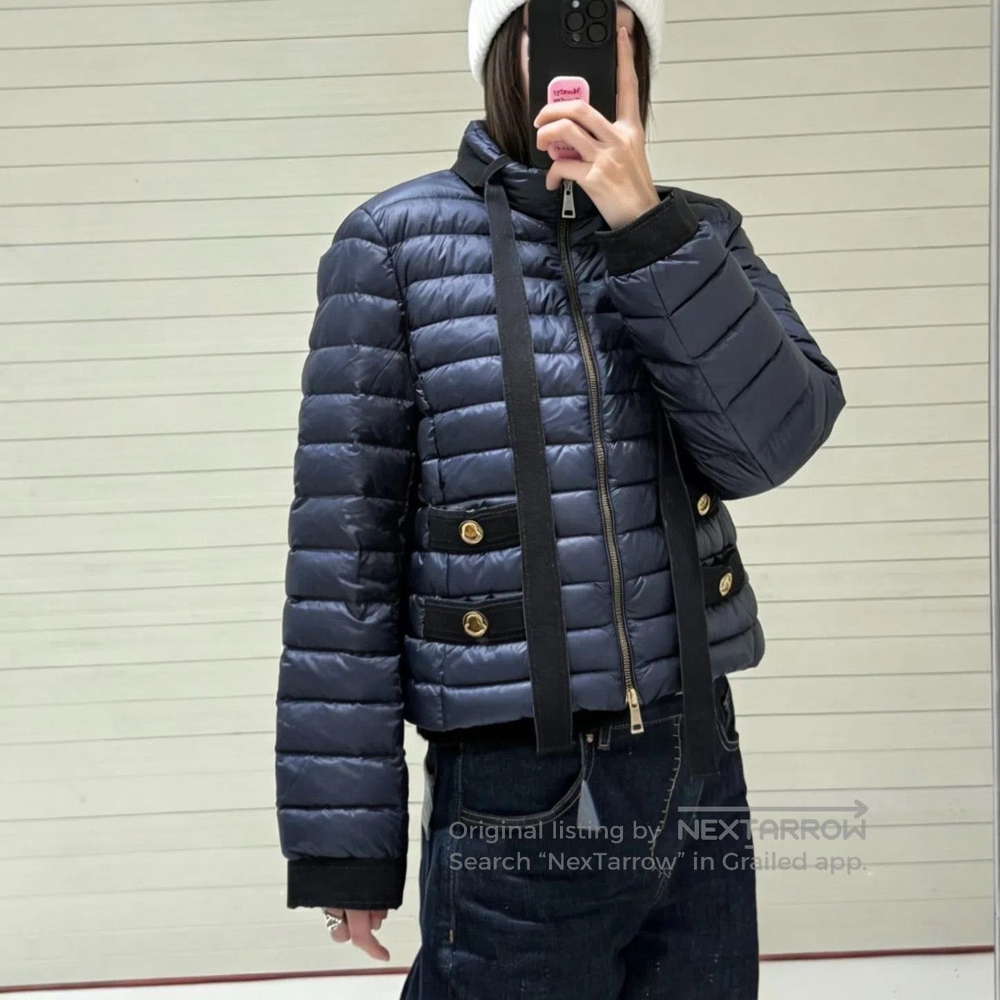 Moncler Moncler Navy Down Jacket Size 2. Size M / US 6-8 / IT 42-44 - 9 Thumbnail