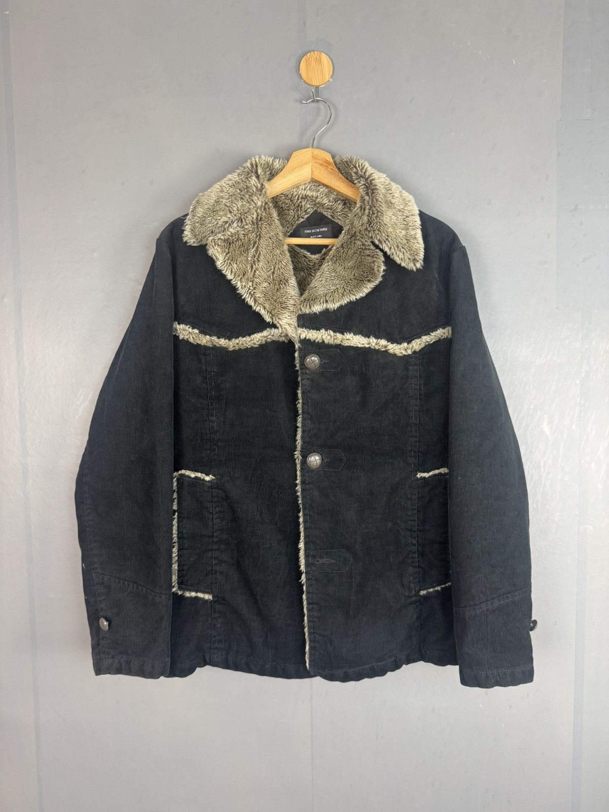 Japanese Brand × Le Grande Bleu (L.G.B.) × Vintage Vintage Power To The People Fleece Inside Jacket Size US M / EU 48-50 / 2 - 1 Thumbnail