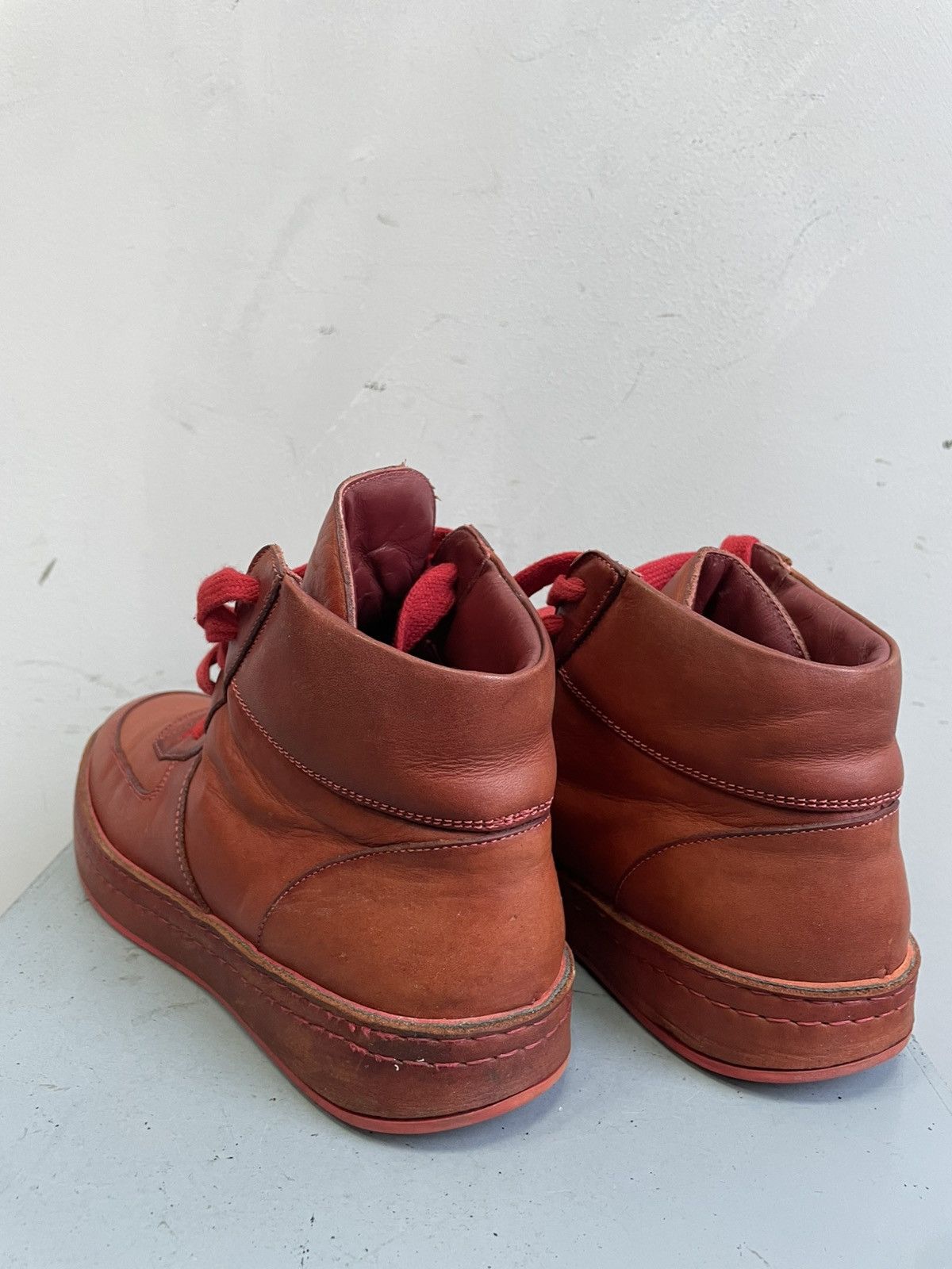 Ann Demeulemeester Ann Demeulemeester boots Leather Shoes Avant-Garde Style Size US 8.5 / IT 38.5 - 7 Thumbnail